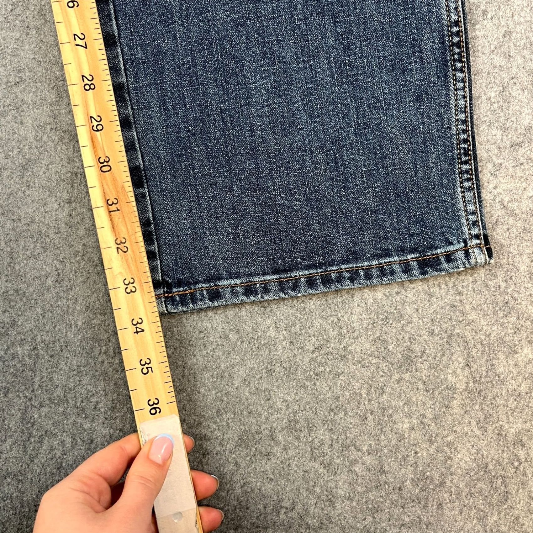 Wrangler VINTAGE Wrangler Arizona Stretch Jeans Straight 40 34 Dark Blue Denim Zip Fly 5-Pocket Mens Jeans Womens? Size US 40 / EU 56 - 4 Thumbnail