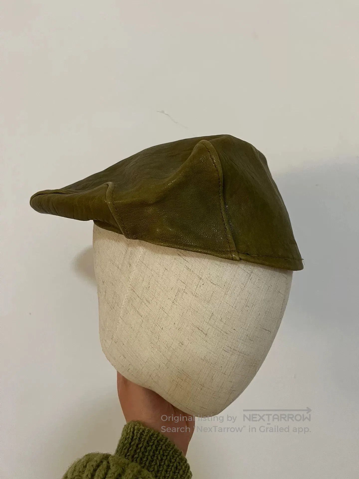 Miu Miu Miu Miu Leather Beret. Size ONE SIZE - 7 Thumbnail