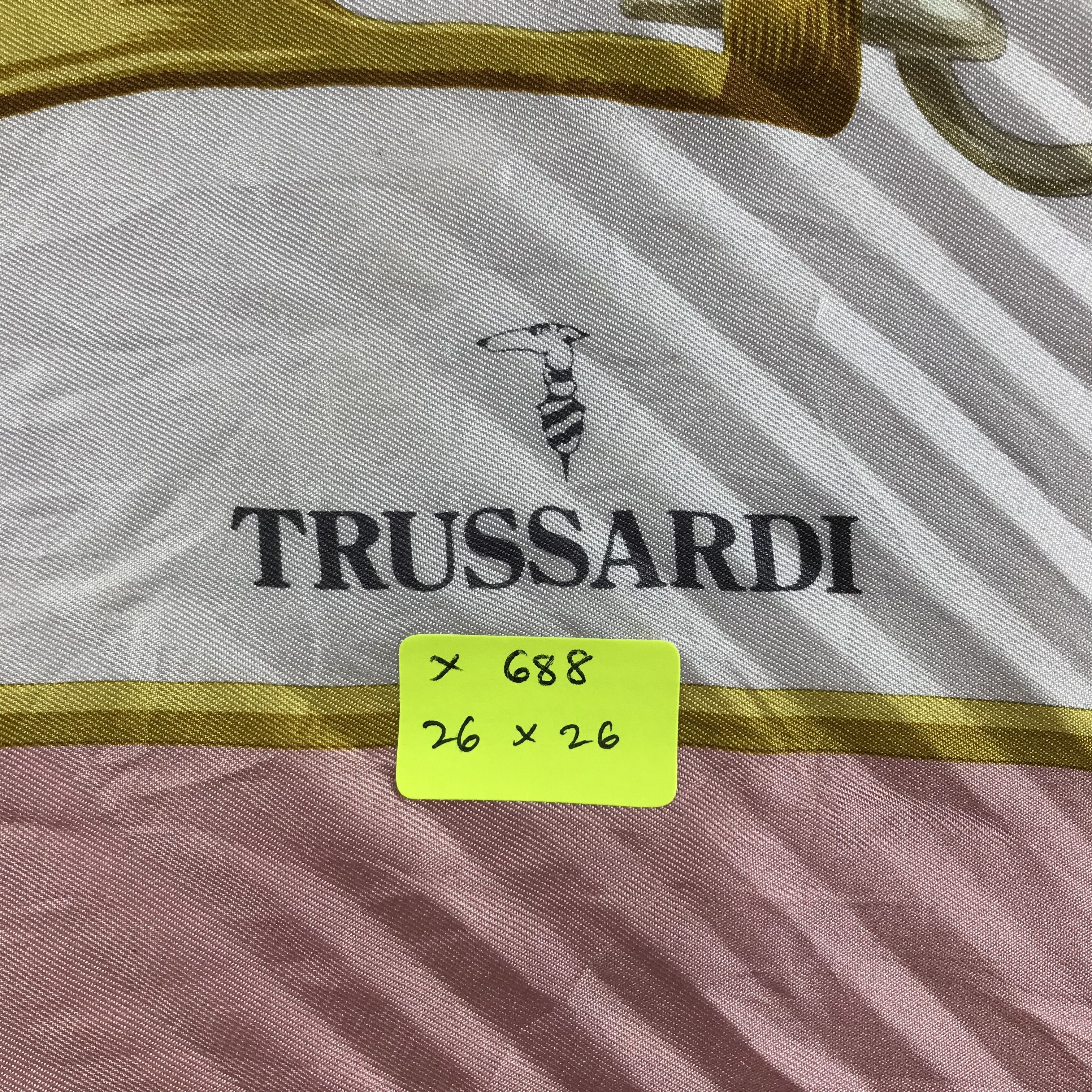 Trussardi Vintage Trussardi Silk Scarf Size ONE SIZE - 6 Thumbnail