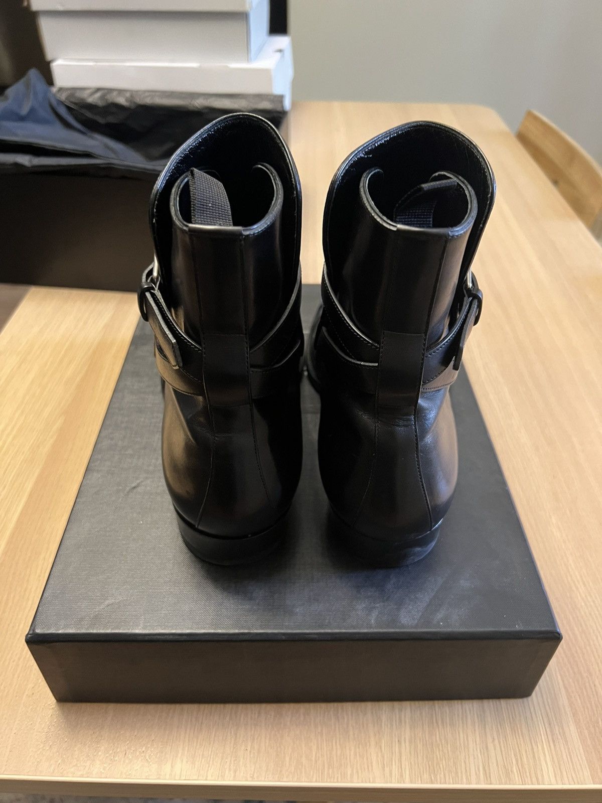Saint Laurent Paris Saint Laurent Wyatt Black Size 43 Size US 10 / EU 43 - 4 Thumbnail