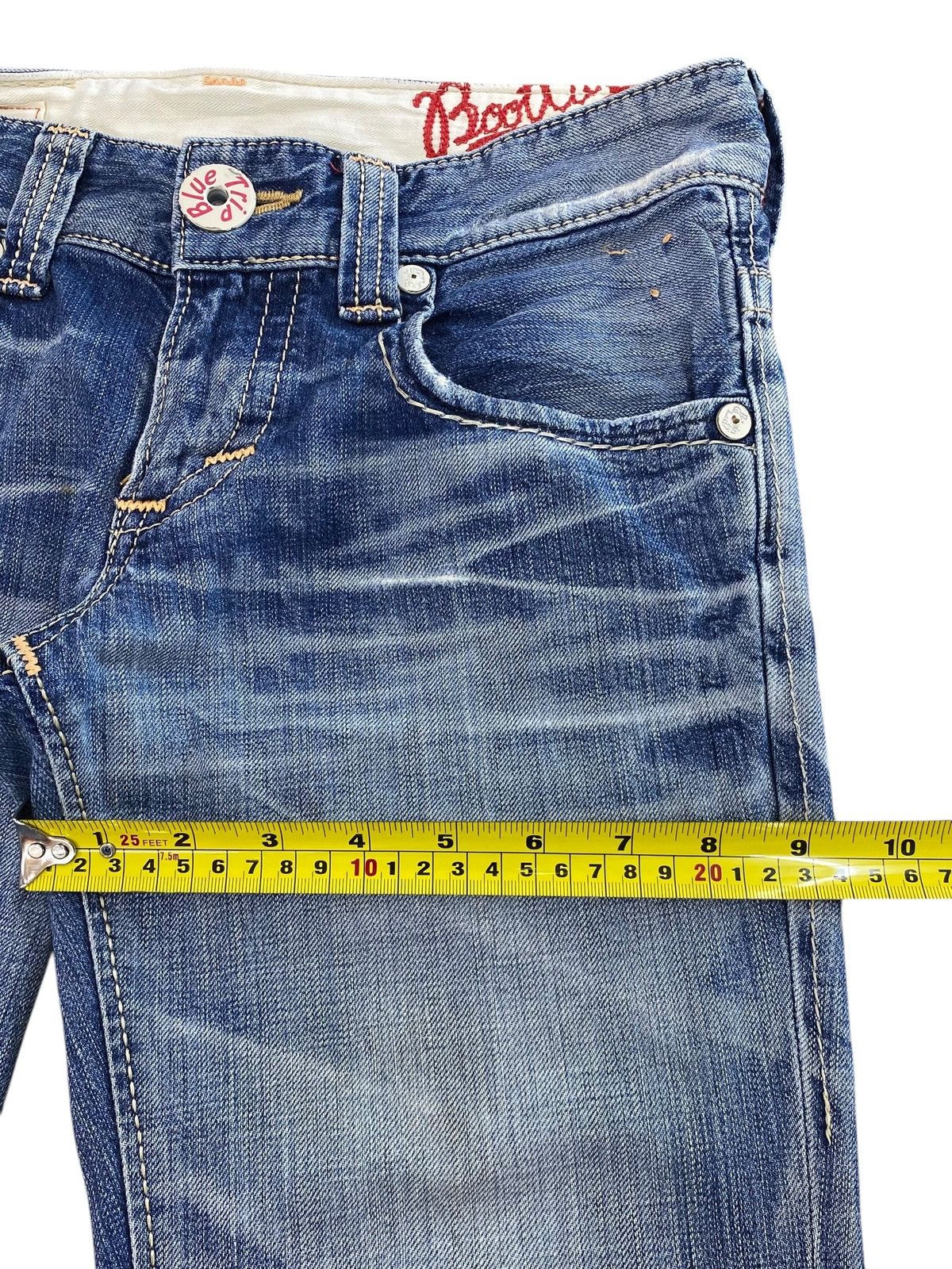 Edwin Edwin Blue Trip Faded Wash Whiskered Boot Cut Style Jeans Size US 28 / EU 44 - 8 Thumbnail