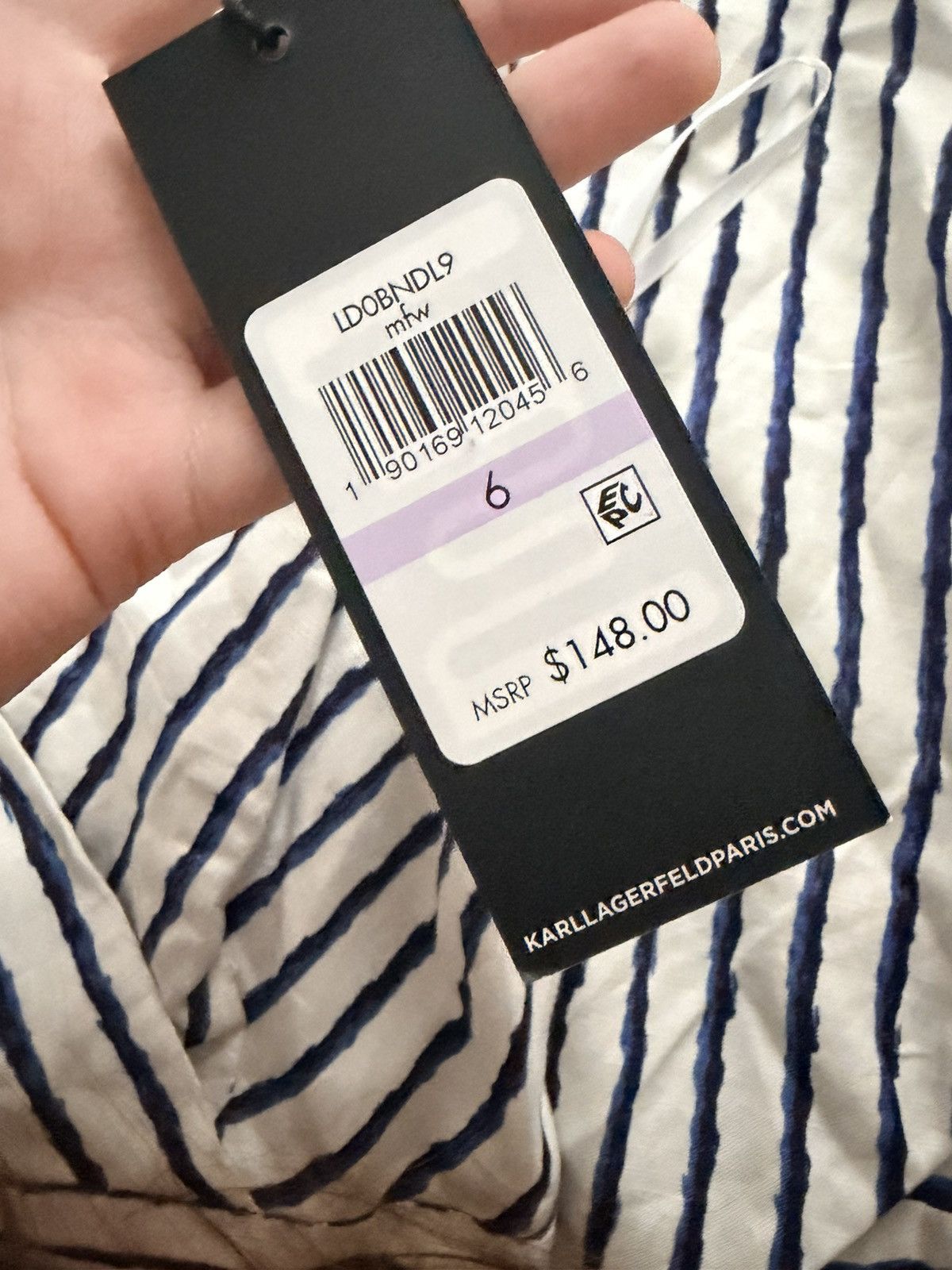 Karl Lagerfeld Linen Dress Size M / US 6-8 / IT 42-44 - 5 Thumbnail