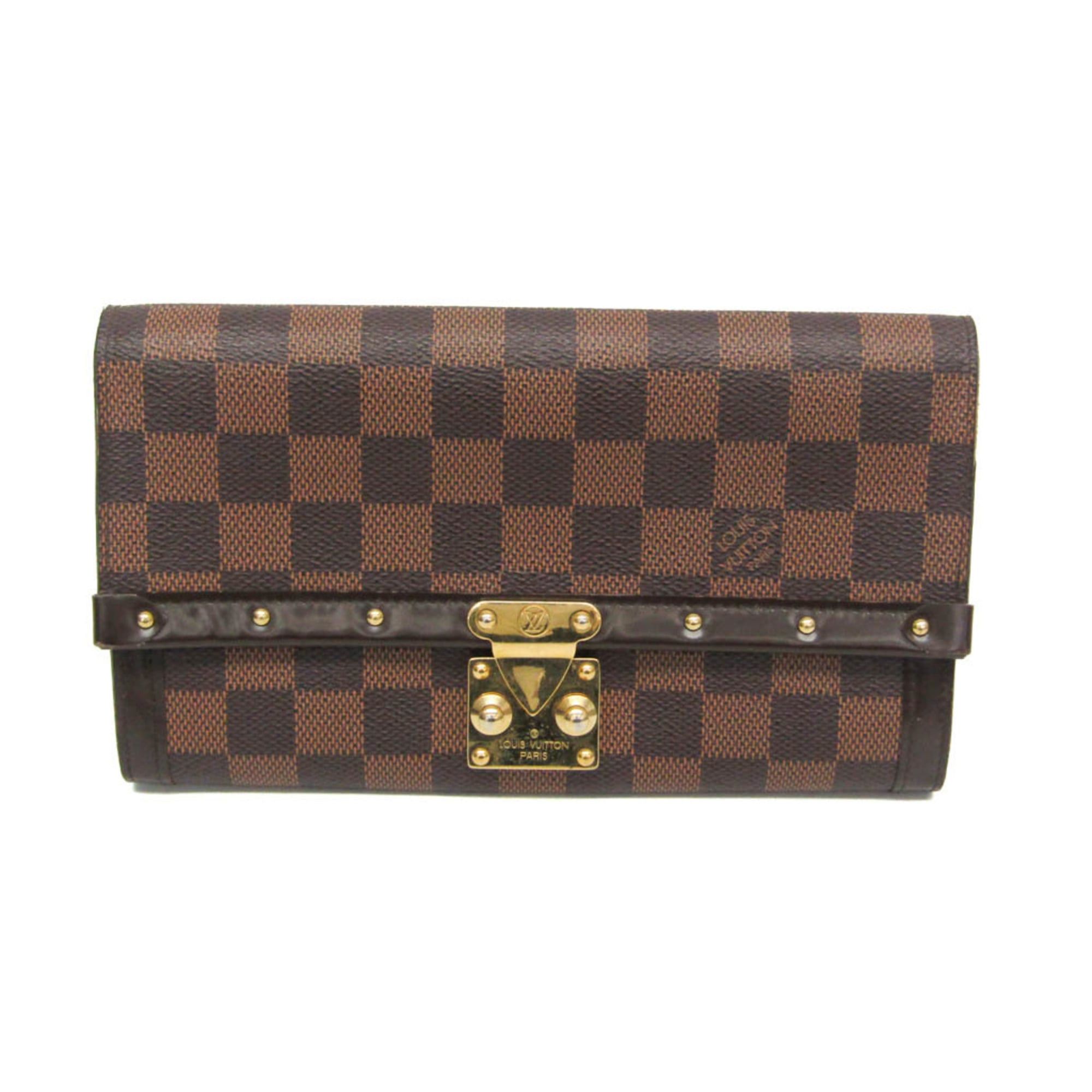 Louis Vuitton Louis Vuitton Damier Venice Wallet N60535 Men,Women Damier Canvas Long Wallet (bi-fold) Brown,Ebene Size ONE SIZE - 1 Thumbnail