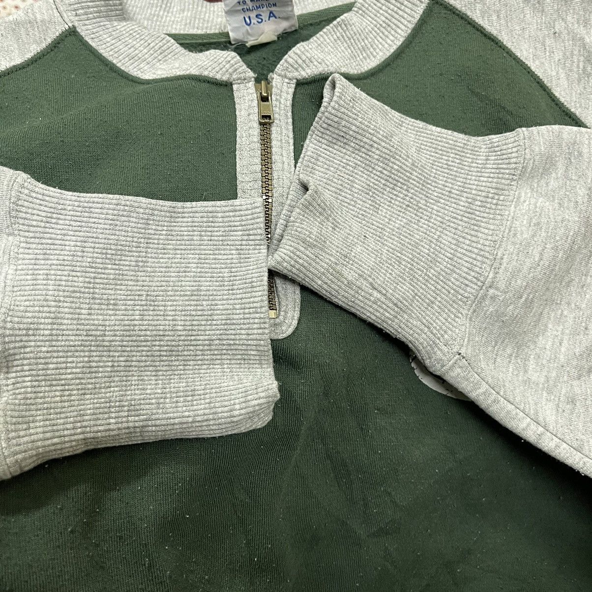 Champion Vintage Champion sweatshirt half zipper Size US XL / EU 56 / 4 - 3 Thumbnail