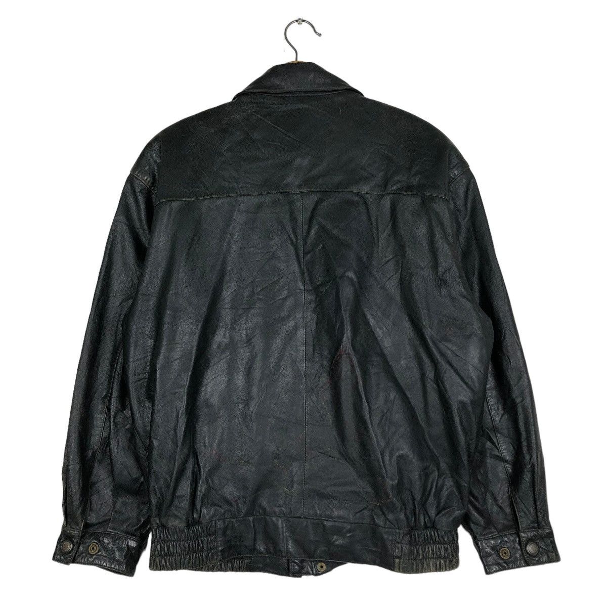 Japanese Brand 🔥VINTAGE LEATHER JACKET BIKER JAPAN BLANKET ISSEY MIYAKE Size US L / EU 52-54 / 3 - 10 Thumbnail