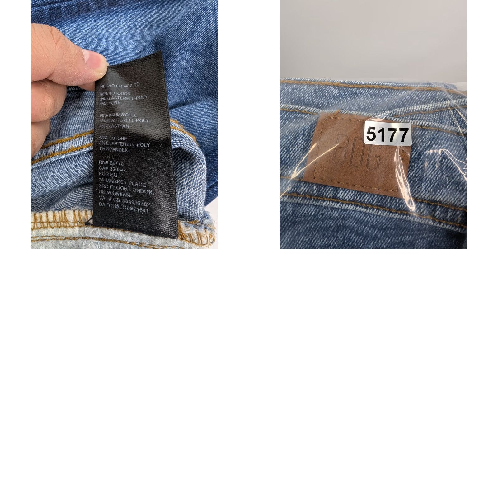 Bdg BDG Skinny Jeans Dark Side Panels Size 29 Cotton Denim Women Slim Stretch Flat Pockets Blue Modern Classic Designer Size 29" - 9 Thumbnail