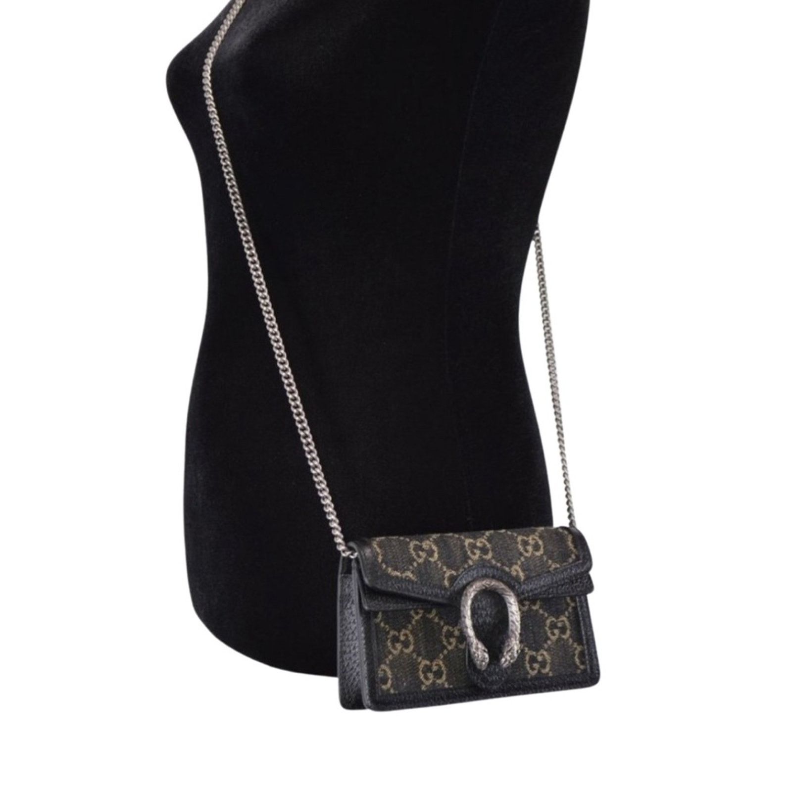 Gucci Gucci Dionysus Mini GG Authentic Denim Bag (item #155) Size ONE SIZE - 4 Thumbnail