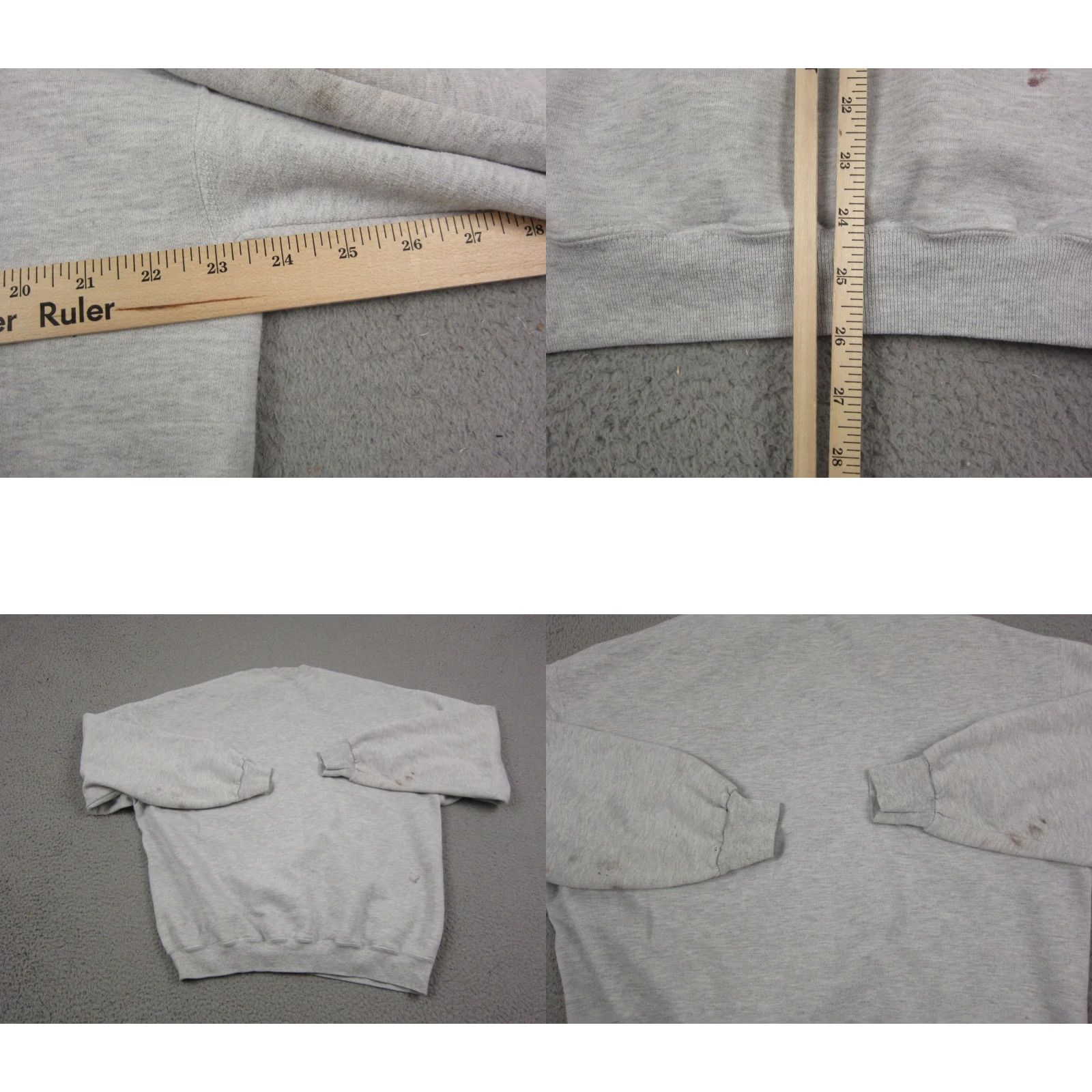 Jerzees VINTAGE Jerzees Sweatshirt Mens L Gray 90s Crew Neck Fleece Pullover All Seasons Graphic Print Short Description? Size US L / EU 52-54 / 3 - 9 Thumbnail