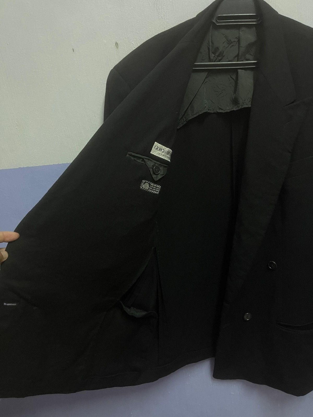 Giorgio Armani Georgio Armani Black Blazer Size 46R - 9 Thumbnail
