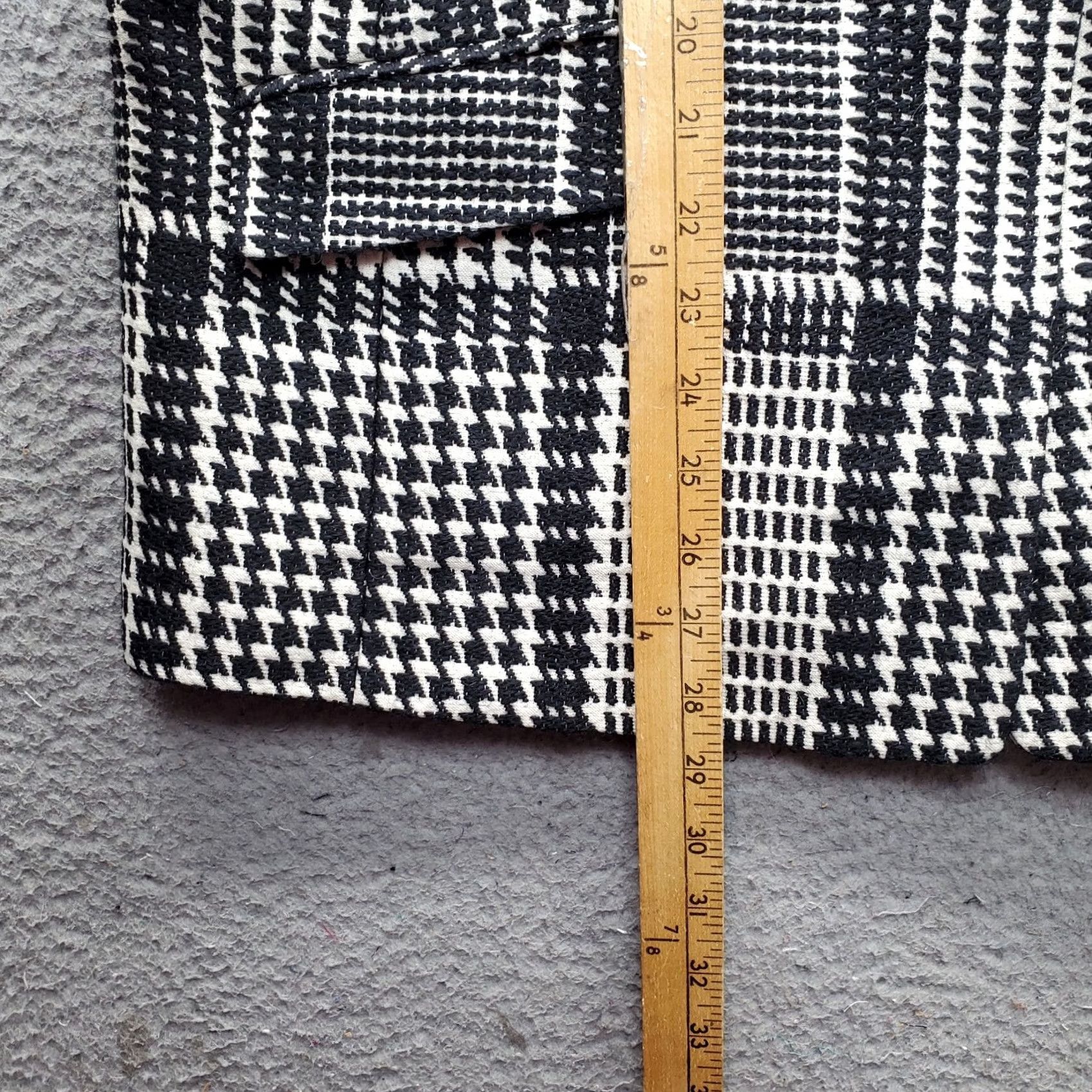 Talbots Talbots Vest Womens 16 Blazer Multi Houndstooth Glen Plaid Sleeveless One Button Size XXL / US 16-18 / IT 52-54 - 4 Thumbnail