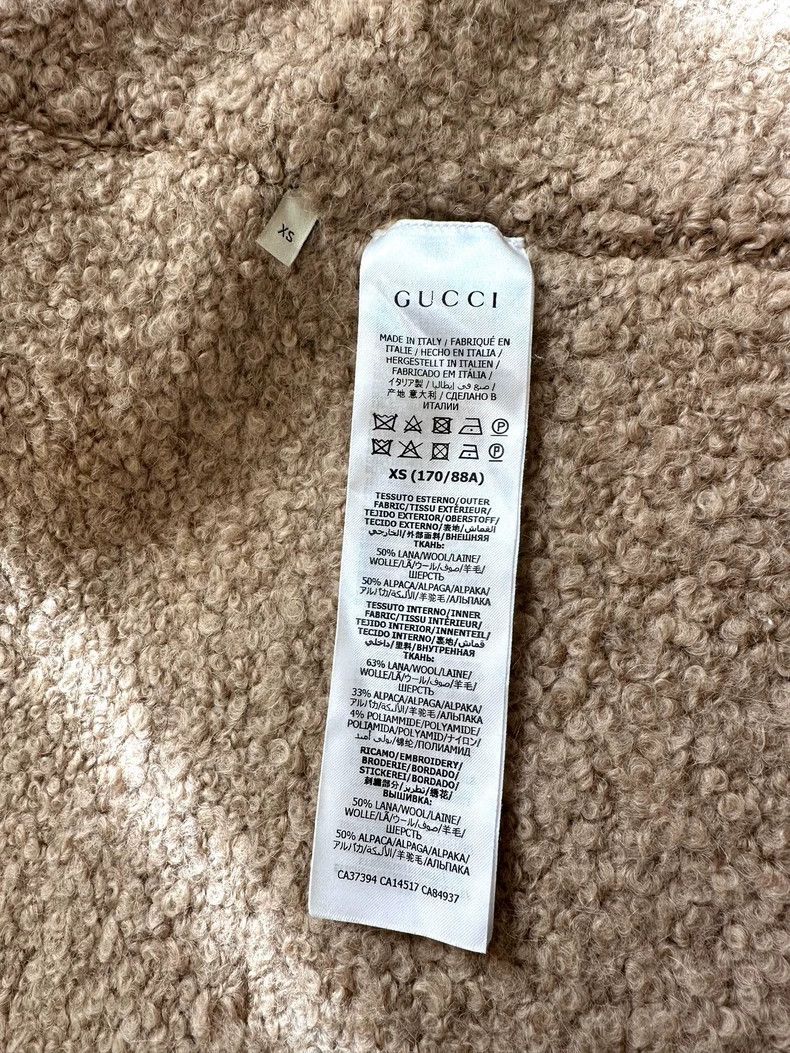 Gucci Gucci Ivory white and green color-blocked alpaca jacquard Size XS / US 0-2 / IT 36-38 - 6 Thumbnail