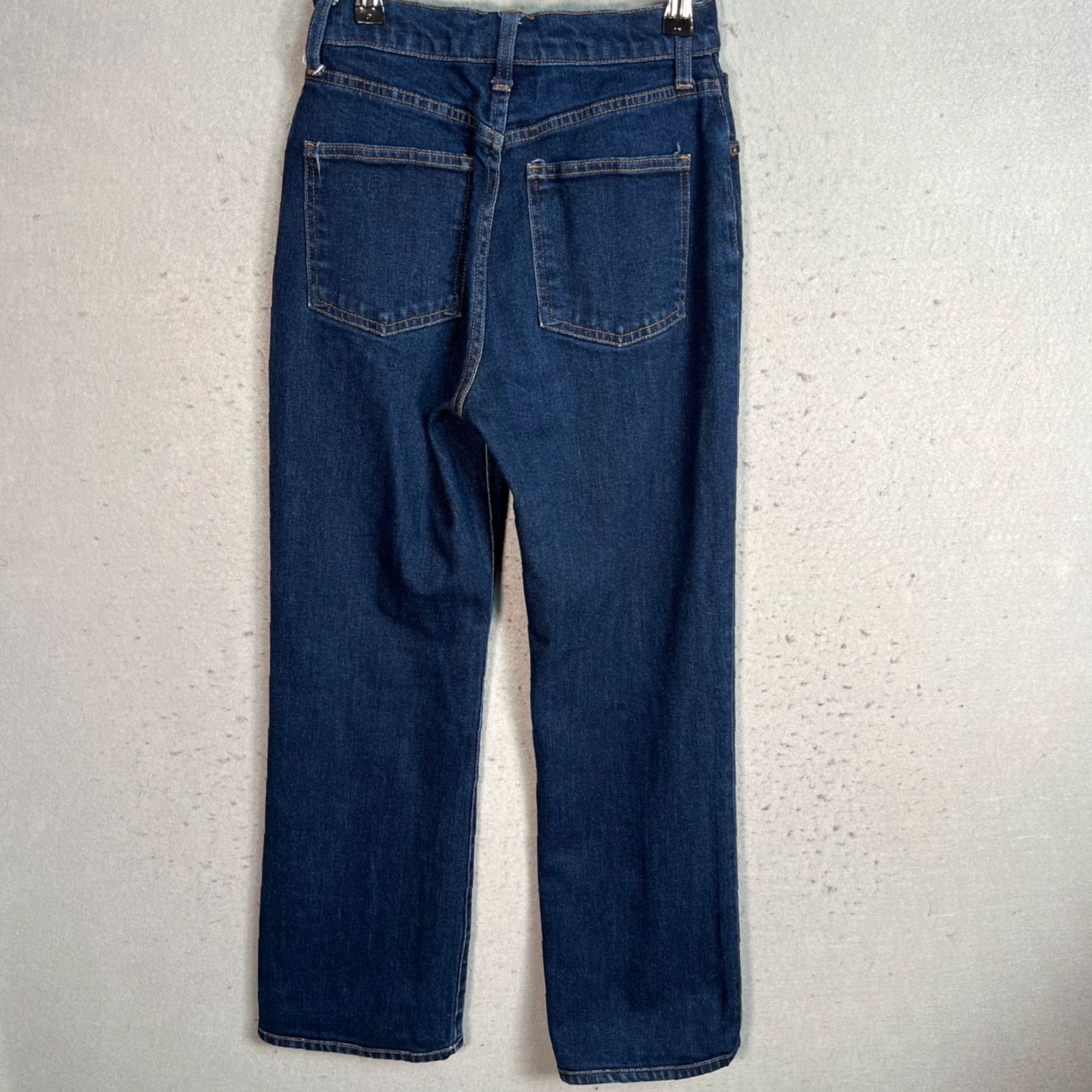 Uniqlo VINTAGE Uniqlo Womens Jeans Straight Leg High-Rise Stretch Denim Blue Size 25 Size 42" / US 20 - 2 Thumbnail