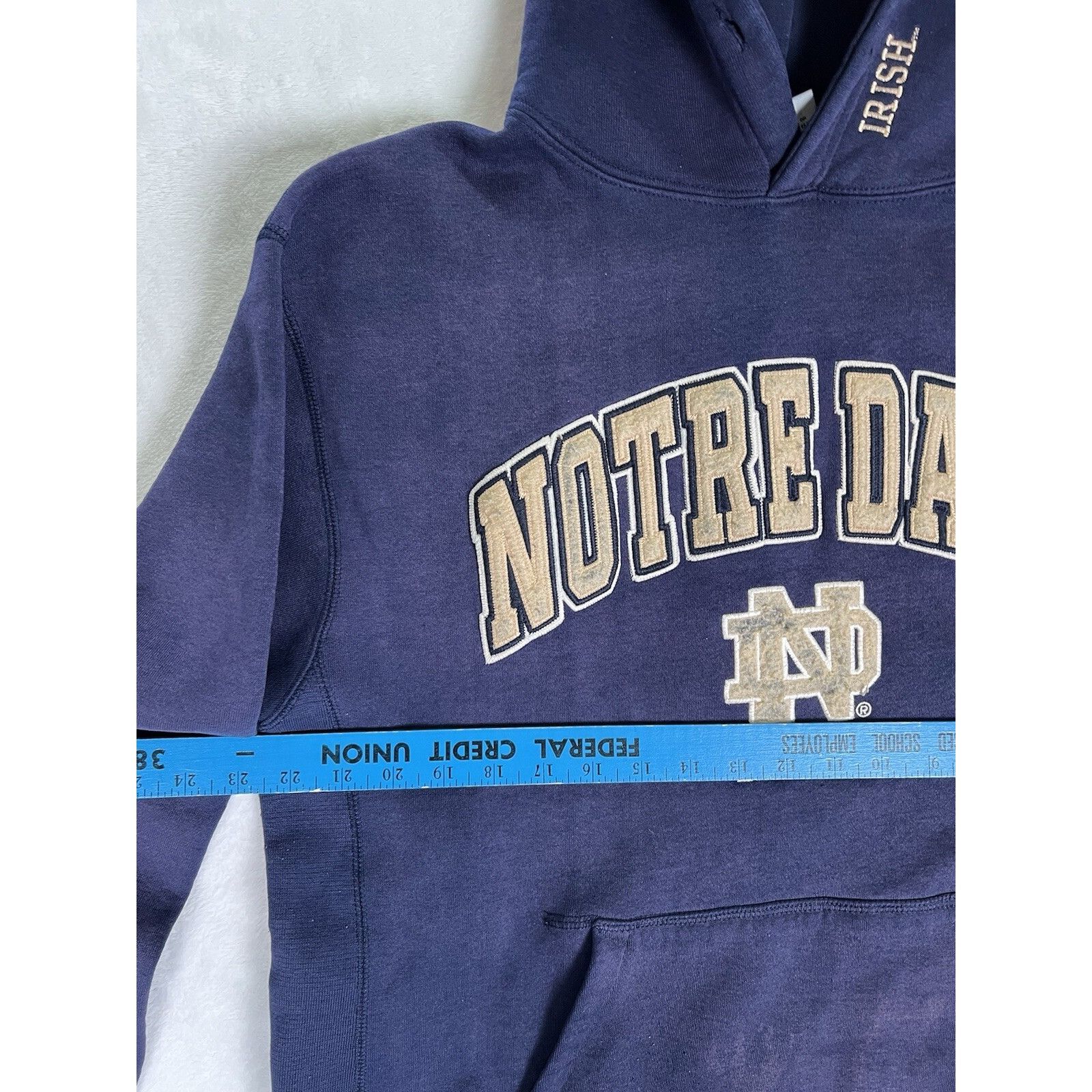Colosseum Athletics Vintage Notre Dame Fighting Irish Hoodie Sweatshirt Size L E Size US L / EU 52-54 / 3 - 7 Thumbnail