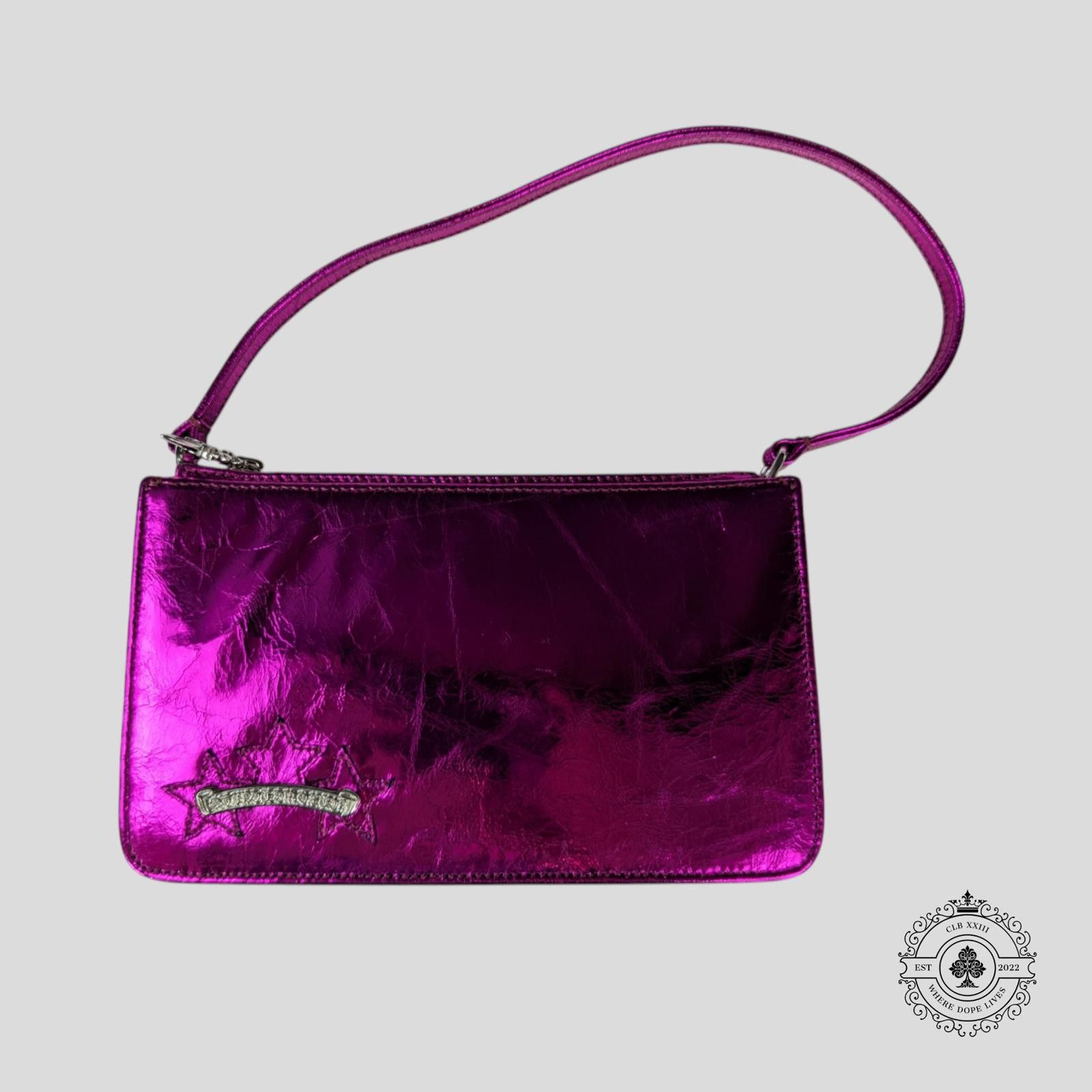 Chrome Hearts Chrome Hearts Patent Leather Purse in Pink Size ONE SIZE - 1 Thumbnail