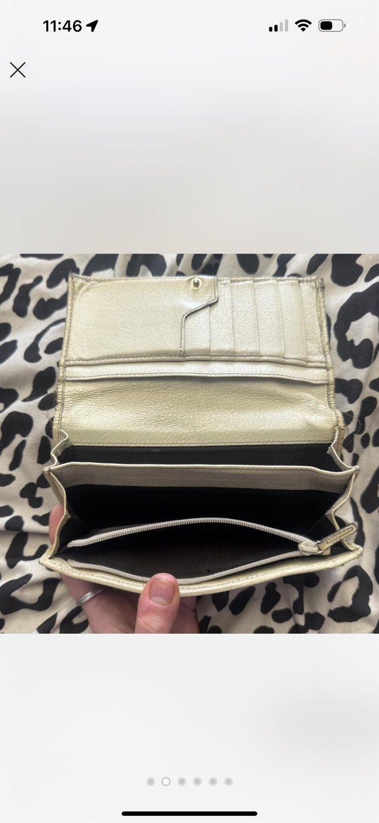 Gucci Gucci vintage cloth Continental long fold wallet Size ONE SIZE - 2 Thumbnail