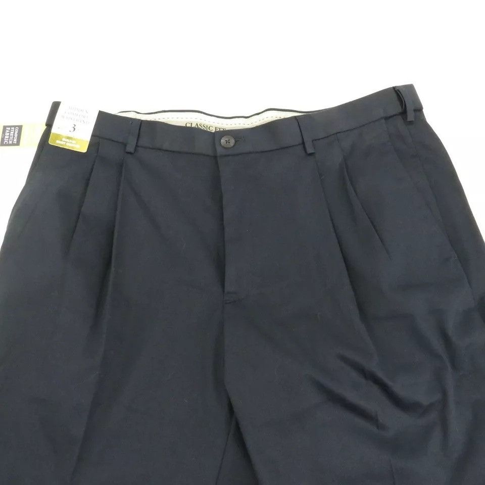 Haggar Haggar Iron Free Premium Khaki Classic Fit Pleated Pants 40x Size US 40 / EU 56 - 5 Thumbnail