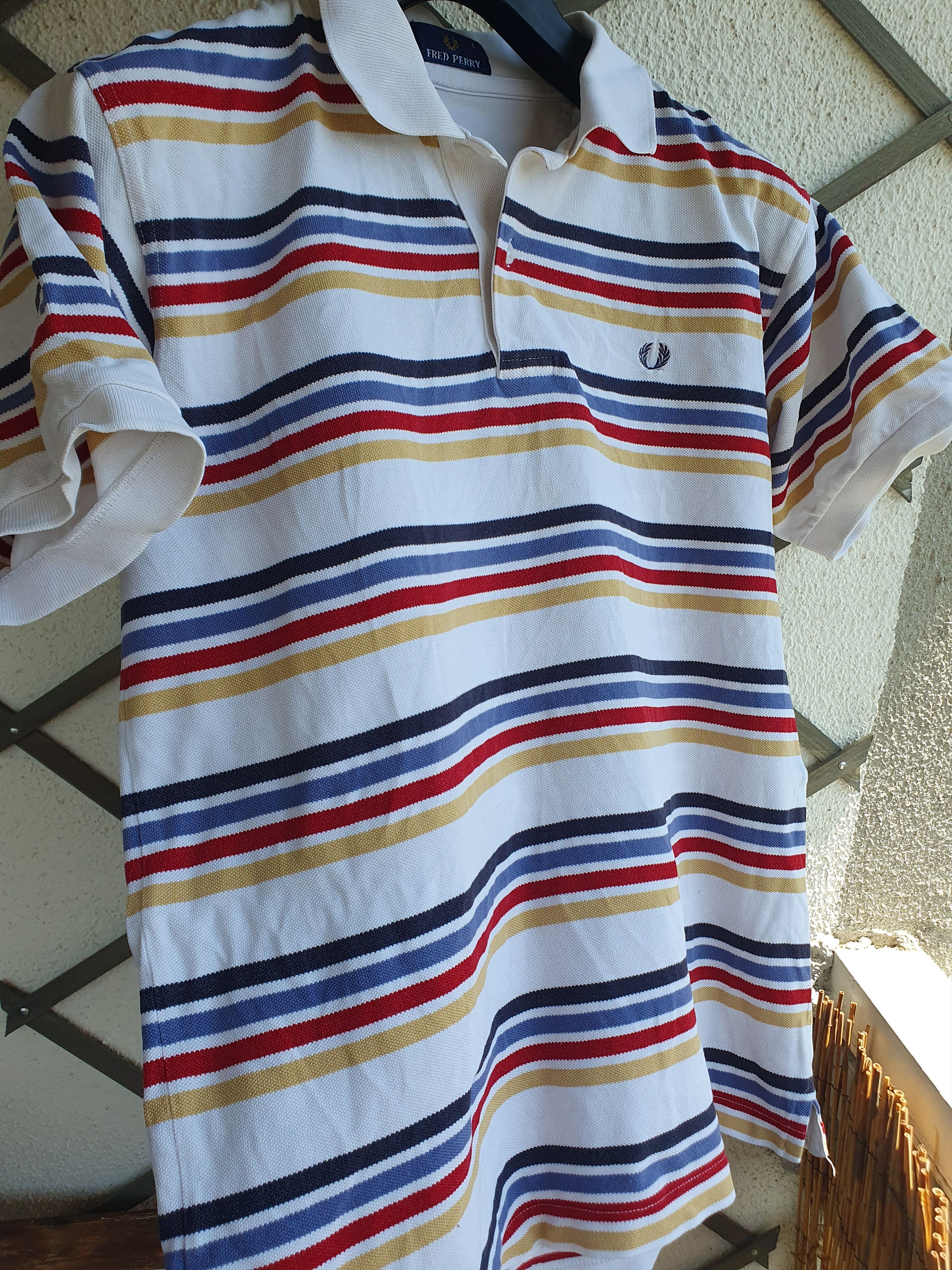 Fred Perry Fred Perry Striped Polo t-shirt sz M Size US M / EU 48-50 / 2 - 7 Thumbnail
