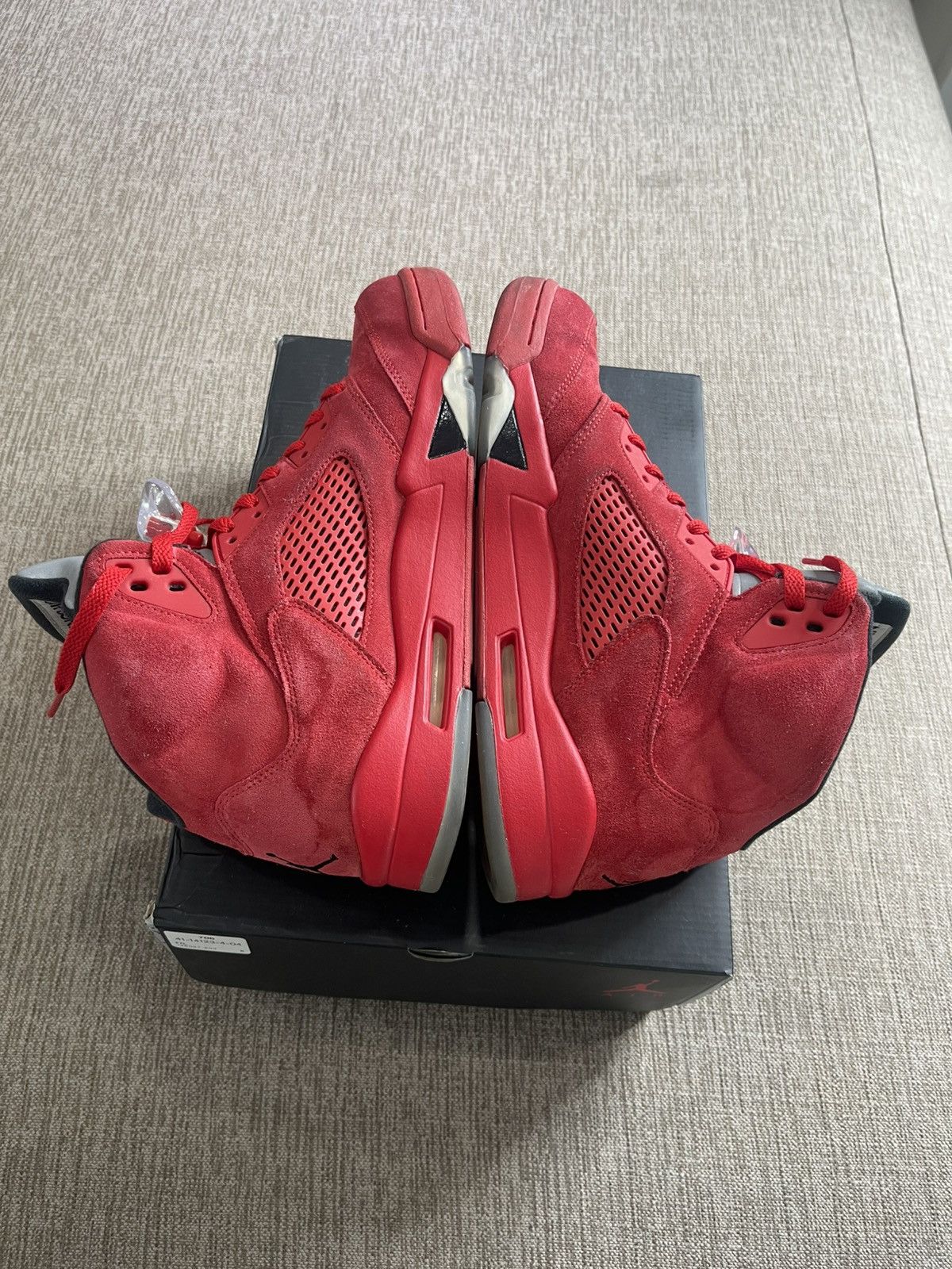 Jordan Brand Air Jordan 5 Retro ‘Red Suede’ Size US 12 / EU 45 - 6 Thumbnail
