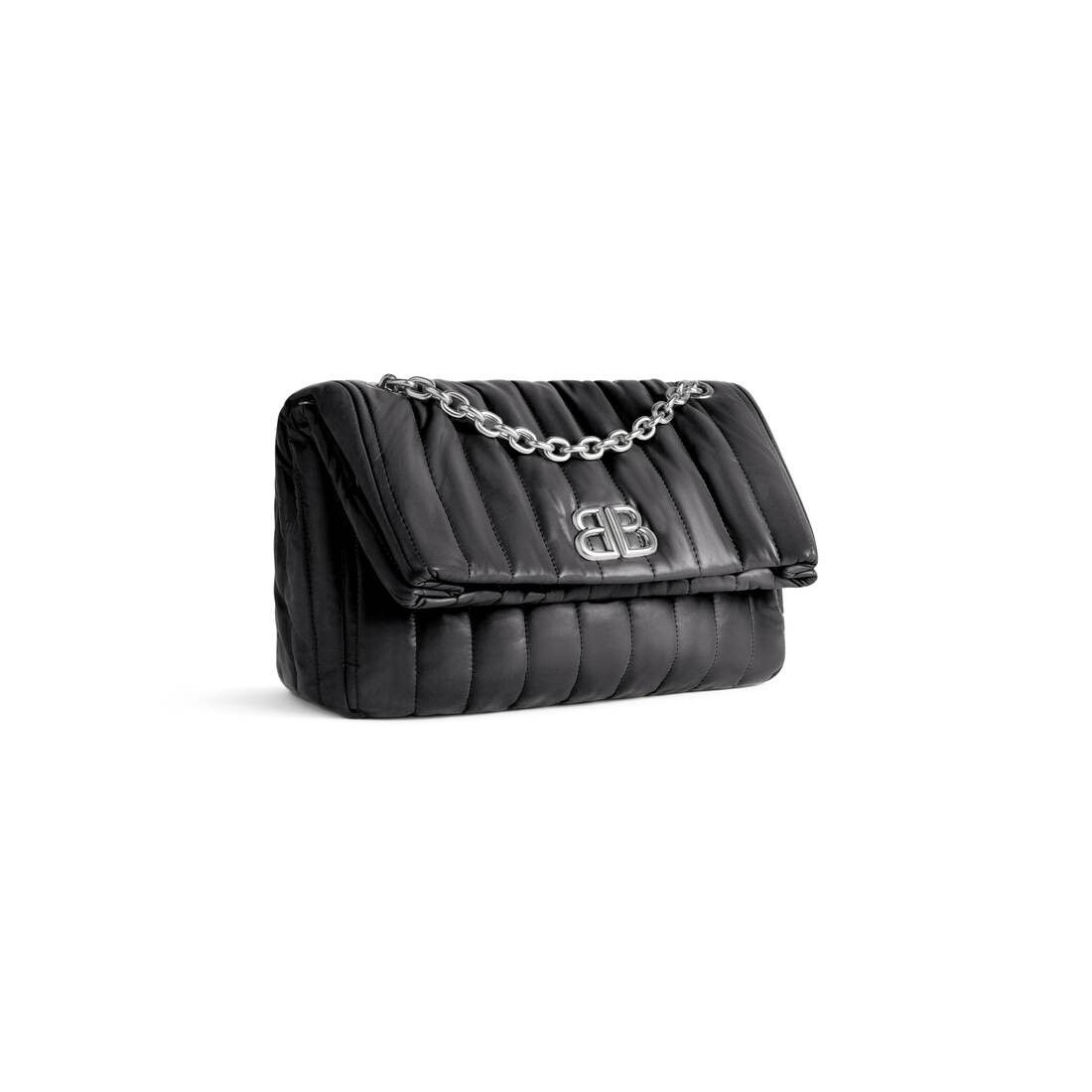 Balenciaga o1tr1nto1025 Size: OS / Monaco Small Chain Bag Quilted Size ONE SIZE - 2 Thumbnail