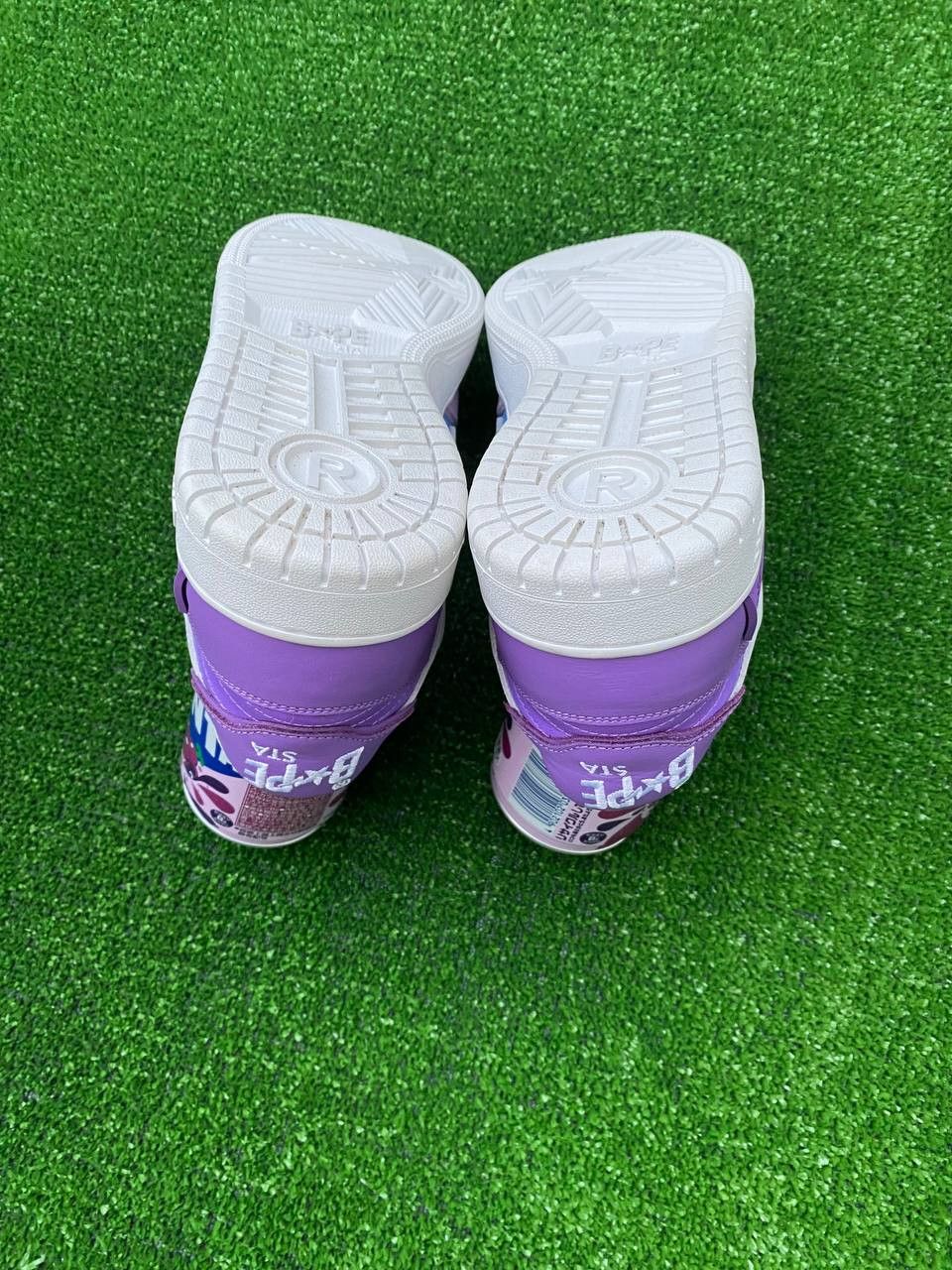 Bape Bape A Bathing Ape SK8 Sneakers Purple/Light Blue Bape Sta Size US 9 / EU 42 - 11 Thumbnail