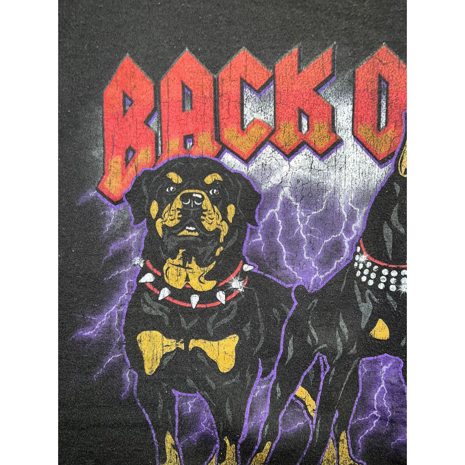 Vintage Copied - Dom Back Off Shirt Black Graphic Dog Lightning 3XL Size US XXL / EU 58 / 5 - 3 Thumbnail