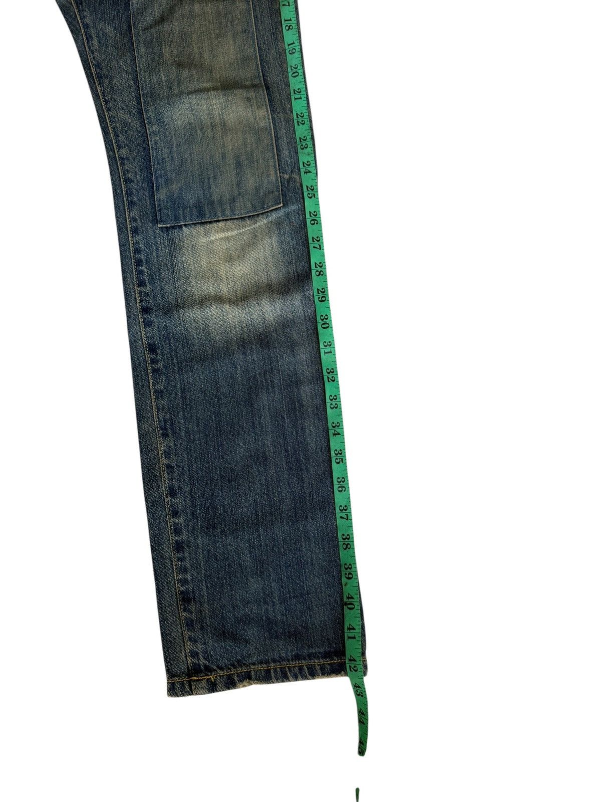 Global Work Vintage Japan Global Work Patchwork Fade Jeans Pants Denim Size US 30 / EU 46 - 12 Thumbnail