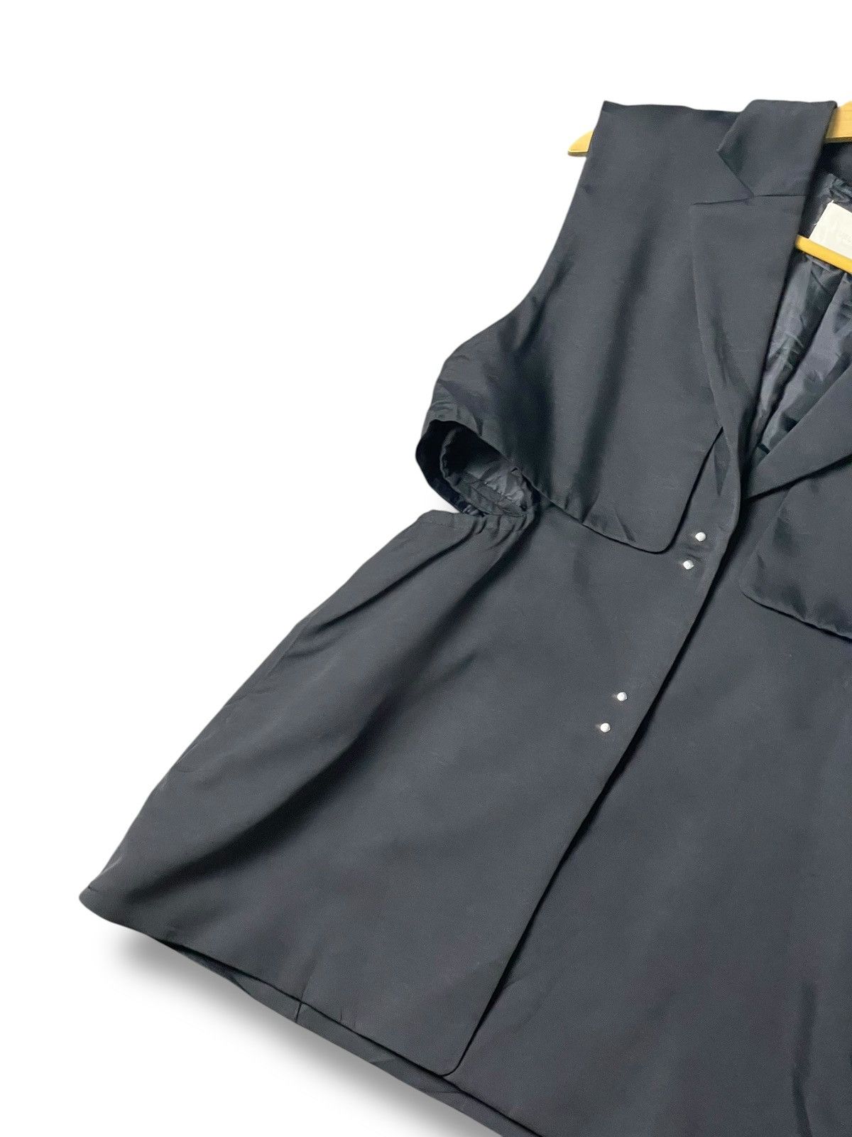 Japanese Brand × Vintage PUBLIC TOKYO SIDE HOLE COAT VEST (100) Size XS / US 0-2 / IT 36-38 - 3 Thumbnail
