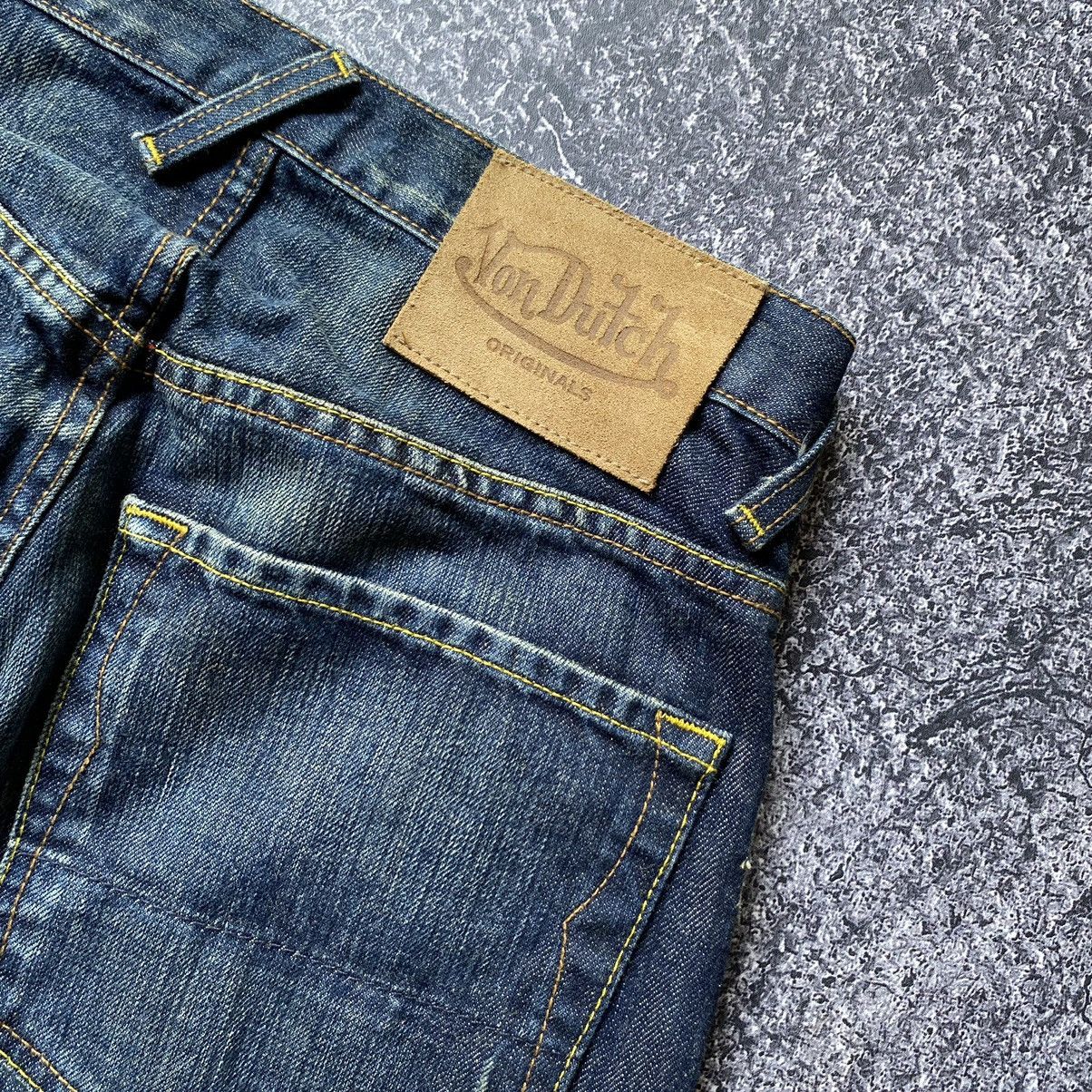 Von Dutch Y2k💥 VON DUTCH Patchwork Vintage Denim Pants Size US 28 / EU 44 - 7 Thumbnail