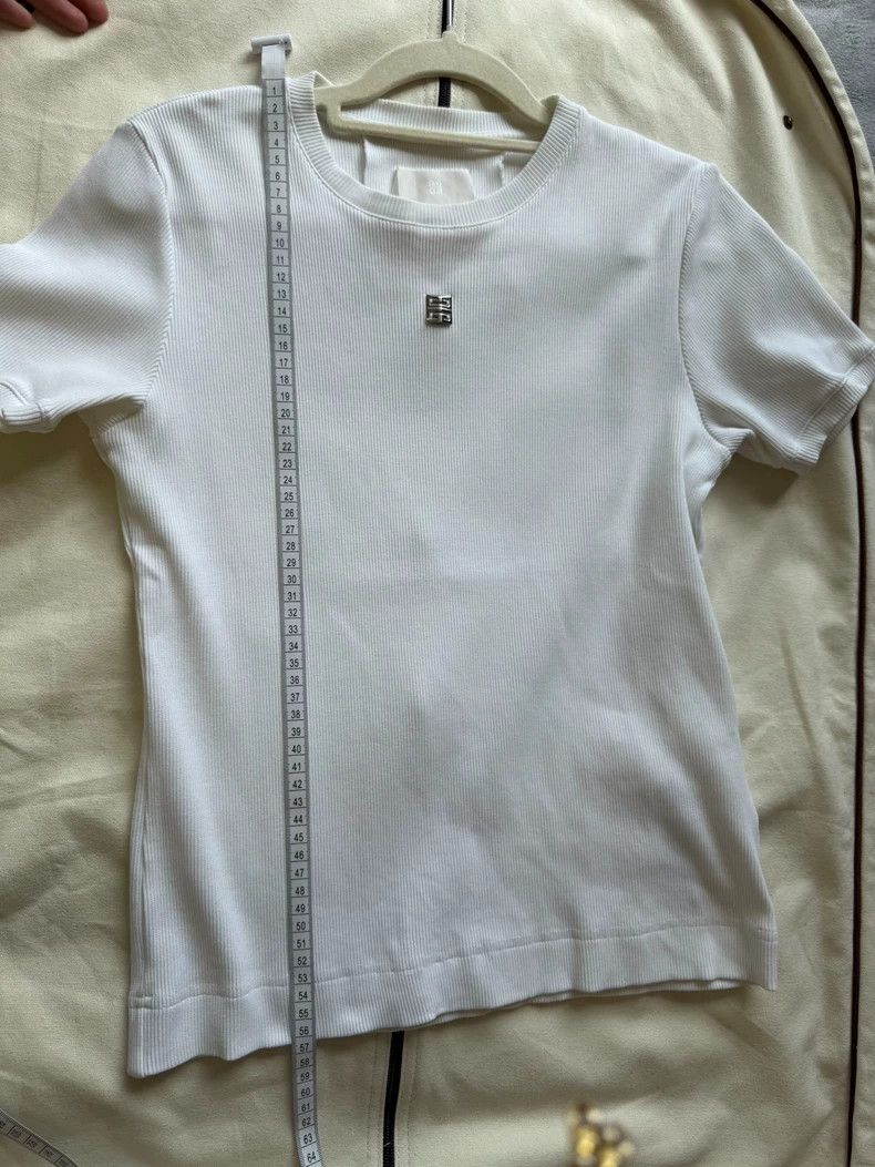 Givenchy Givenchy White short-sleeved shirt, size M Size US M / EU 48-50 / 2 - 6 Thumbnail
