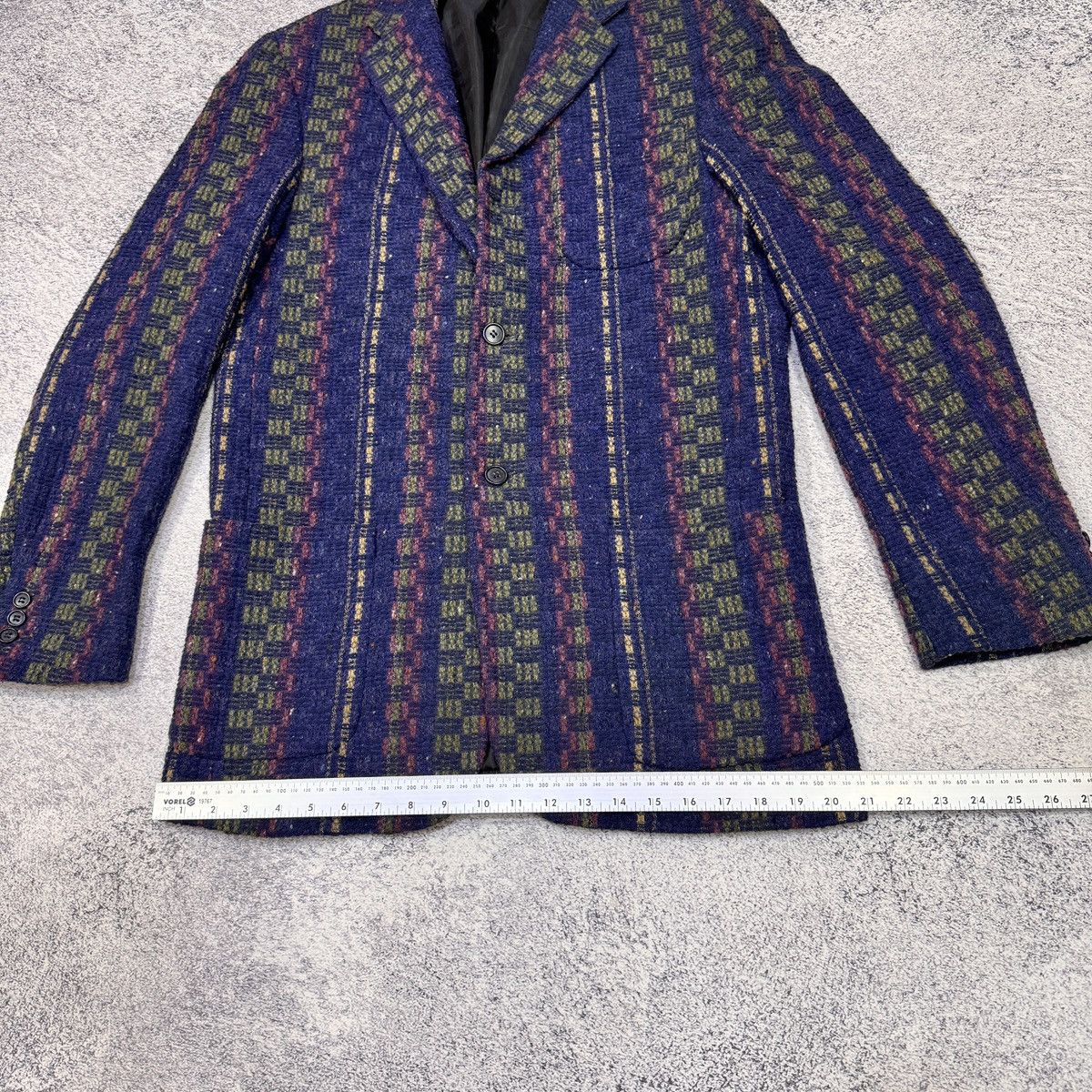 Other Michel Axel Paris 100% Lana Wool Mens Blazer Sport Coat 50R Size 50R - 11 Thumbnail