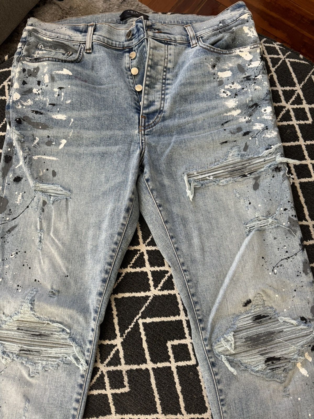 Amiri Amiri mx1 painter splatter jeans size 36 Size US 36 / EU 52 - 2 Thumbnail