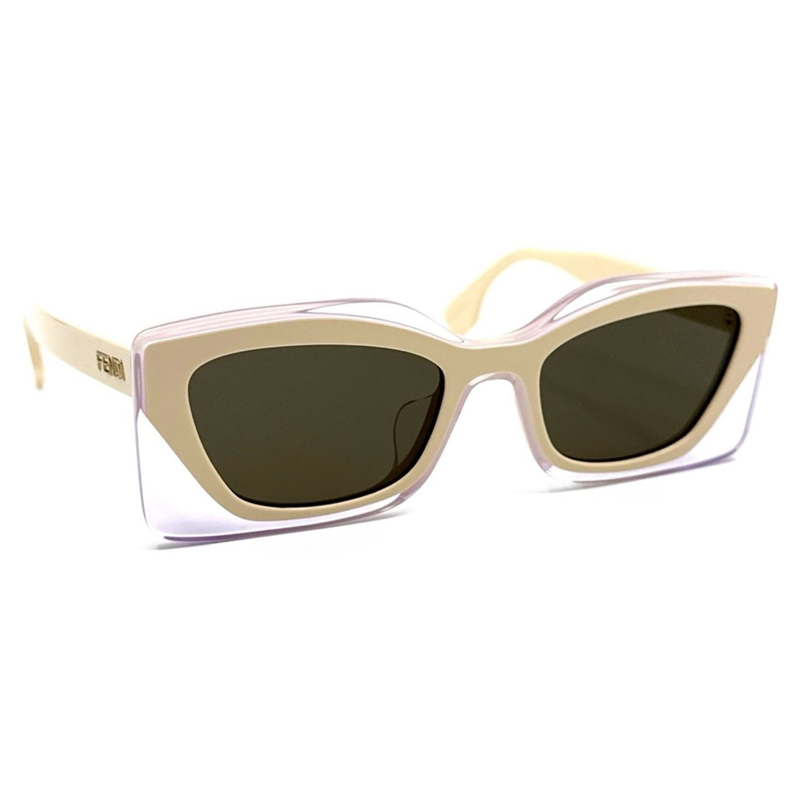 image of New! Fendi Sunglasses Fe40034U 25E, Authentic in Brown, Women's