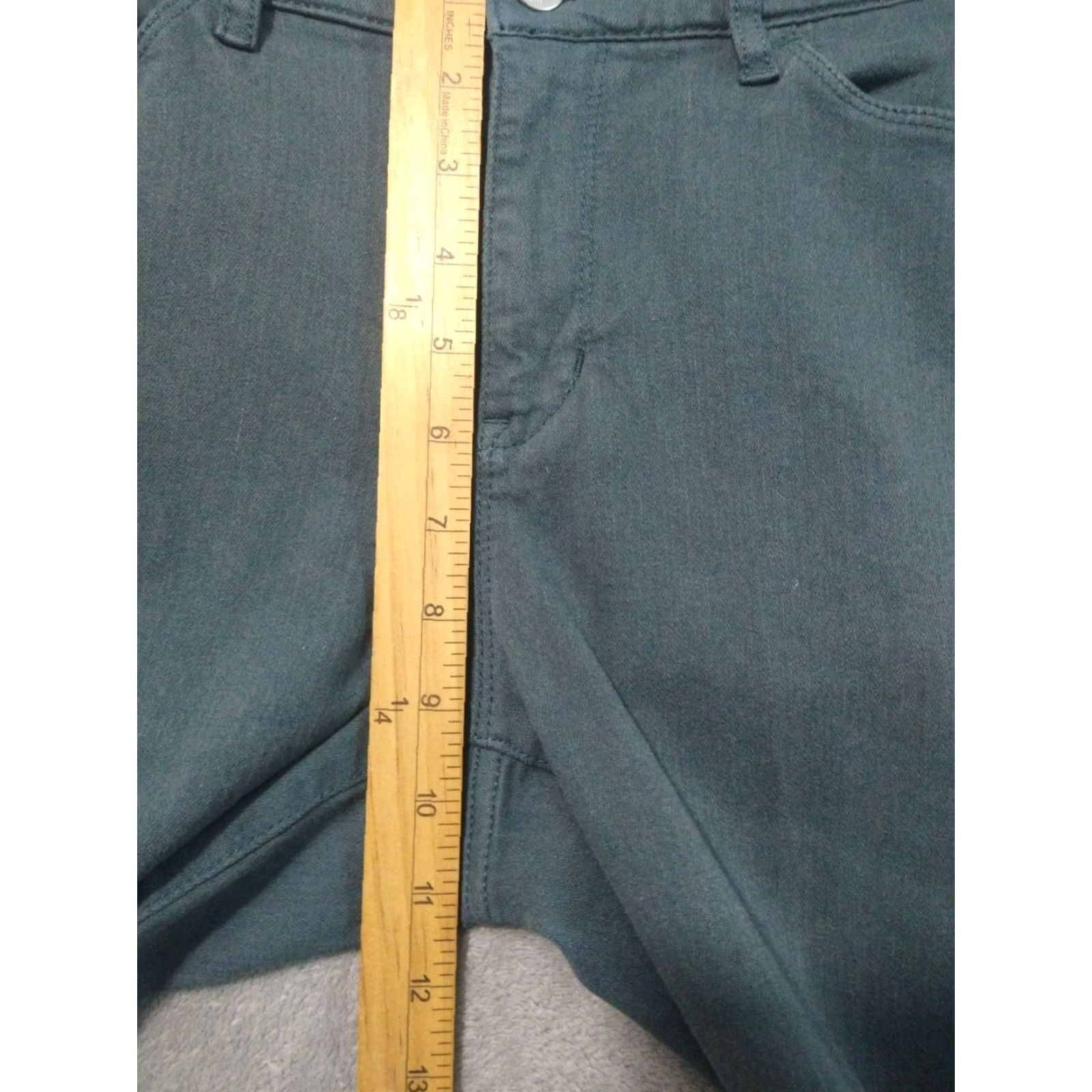 Denime J Jill Jeans Womens 12 Blue Denim Boyfriend Straight Leg Ankle Mid Rise Stretch Jeans Womens Medium Rise Blue Denim 5-Pocket Design Mens? Size 30" / US 8 / IT 44 - 4 Thumbnail