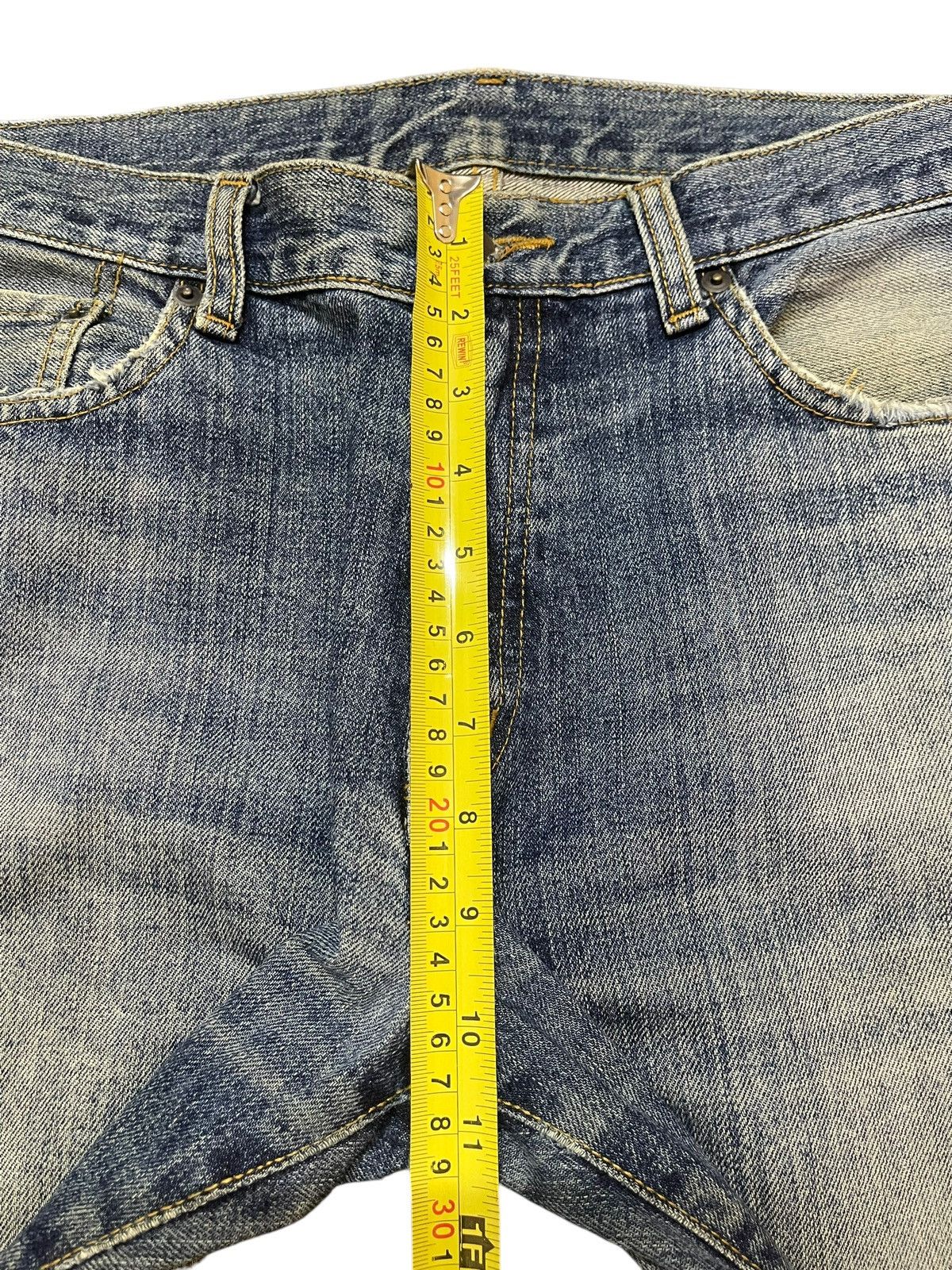 Uniqlo Vintage Japanese Uniqlo Blue Faded Wash Style Bootcut Jeans Size US 34 / EU 50 - 14 Thumbnail