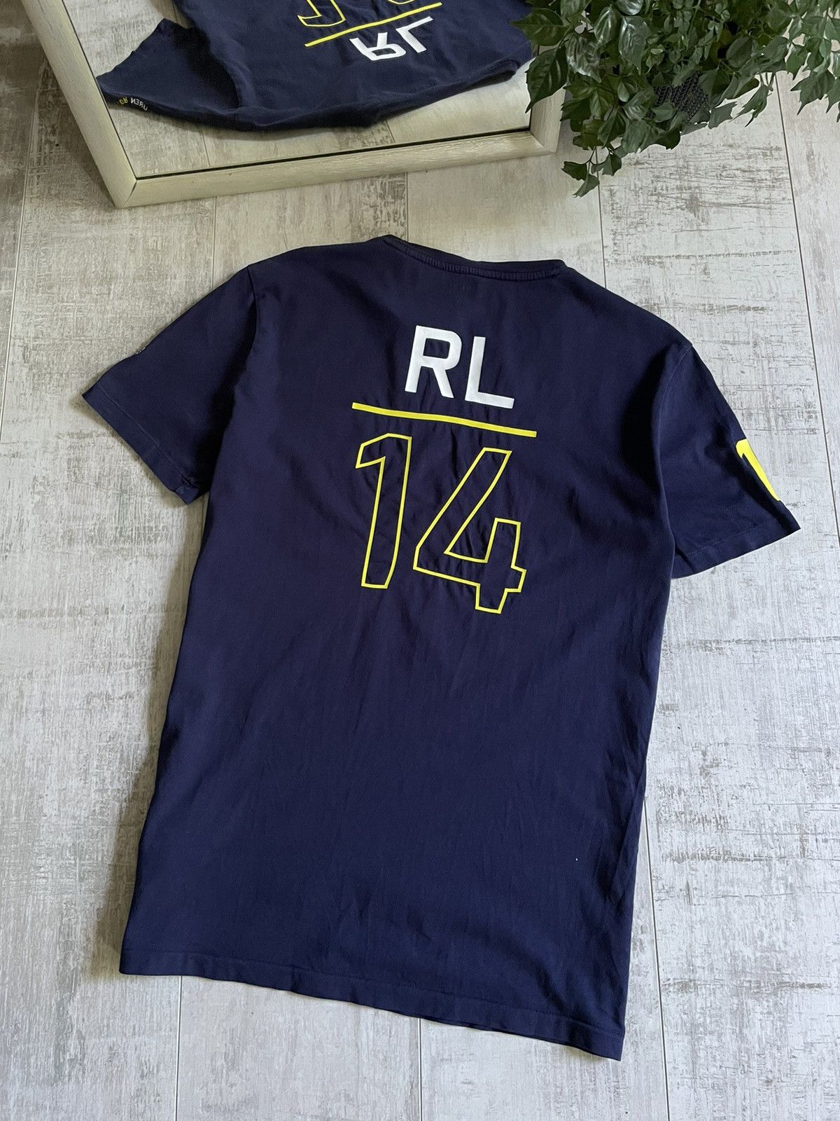Polo Ralph Lauren Polo Ralph Lauren “RL14” T-Shirt Blue Us Open Tennis RARE Size US M / EU 48-50 / 2 - 2 Thumbnail