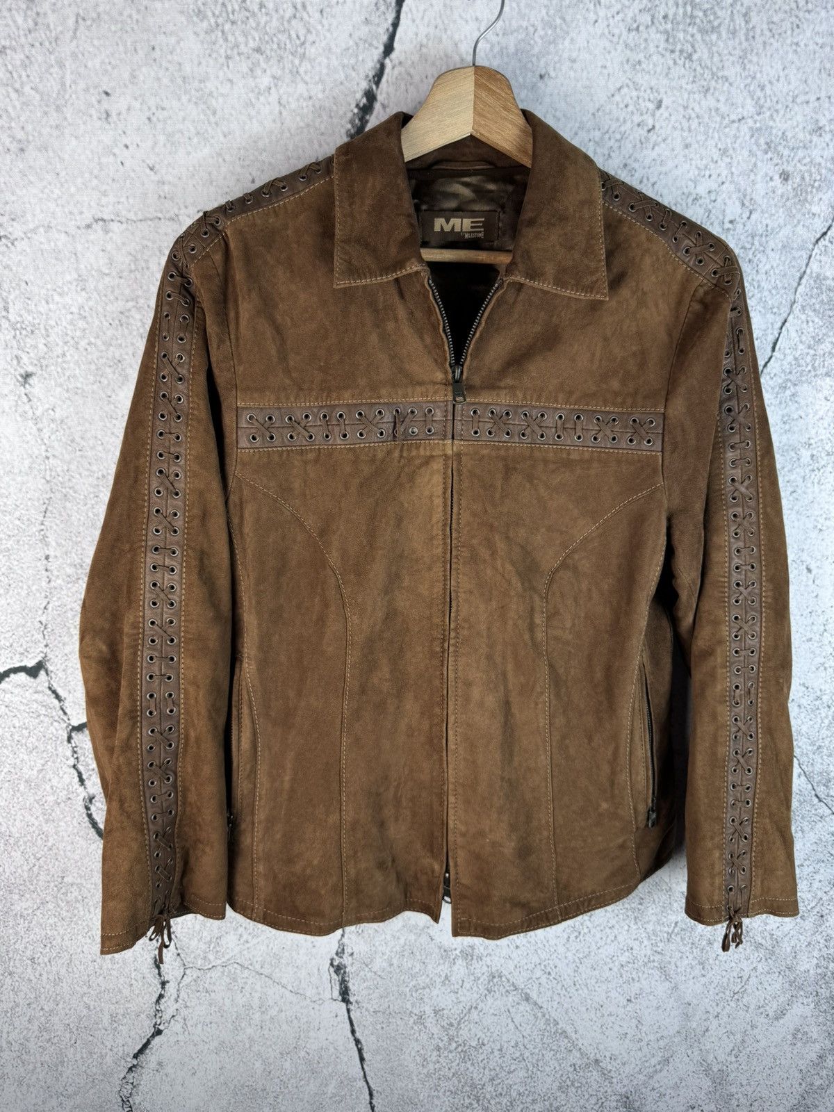Cowboy Equipment Vintage Cowboy Western Avant Garde Leather Jacket Size XS / US 0-2 / IT 36-38 - 1 Thumbnail