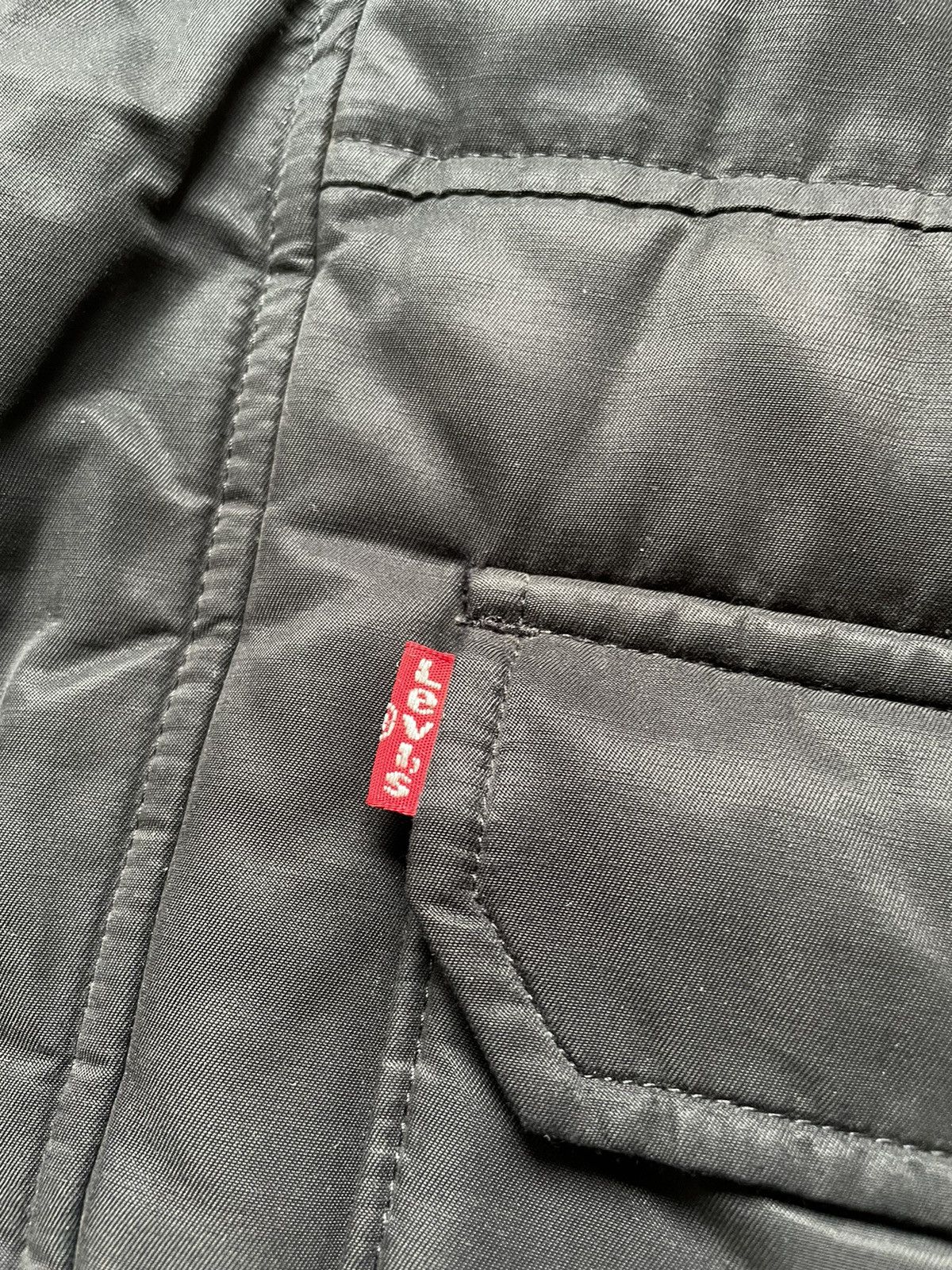 Levi's × Levi's Vintage Clothing × Vintage Y2K Vintage Thermore Levi’s Logo Puffer Down Jacket Black XL Size US XL / EU 56 / 4 - 5 Thumbnail