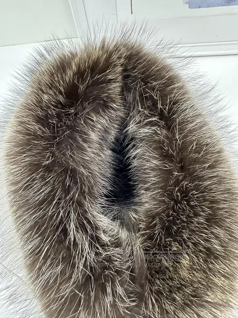 Hermes Hermes size 57 Sheepskin and mink fur leisure hat reversibl Size ONE SIZE - 2 Thumbnail