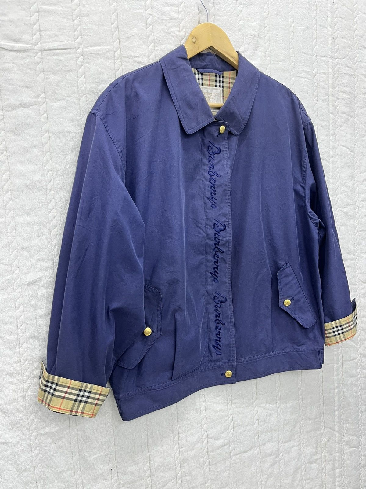 Burberry × Designer ARCHIVE🔥BURBERRY LINE NOVA CHECK JACKET Size US L / EU 52-54 / 3 - 3 Thumbnail
