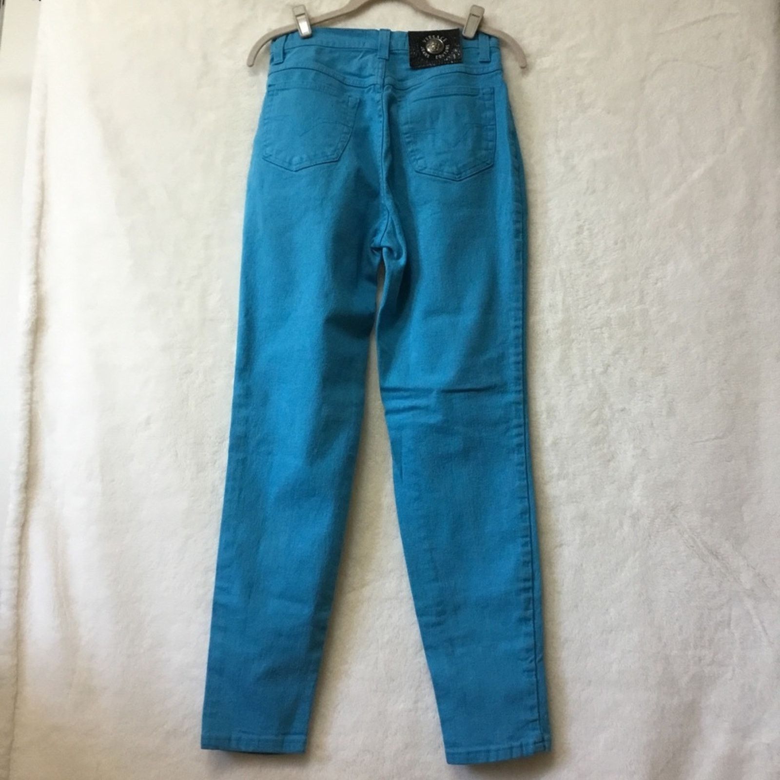 Versace Jeans Couture Versace Jeans Couture Bright Blue Stretch Denim Jeans Size 31" - 5 Thumbnail