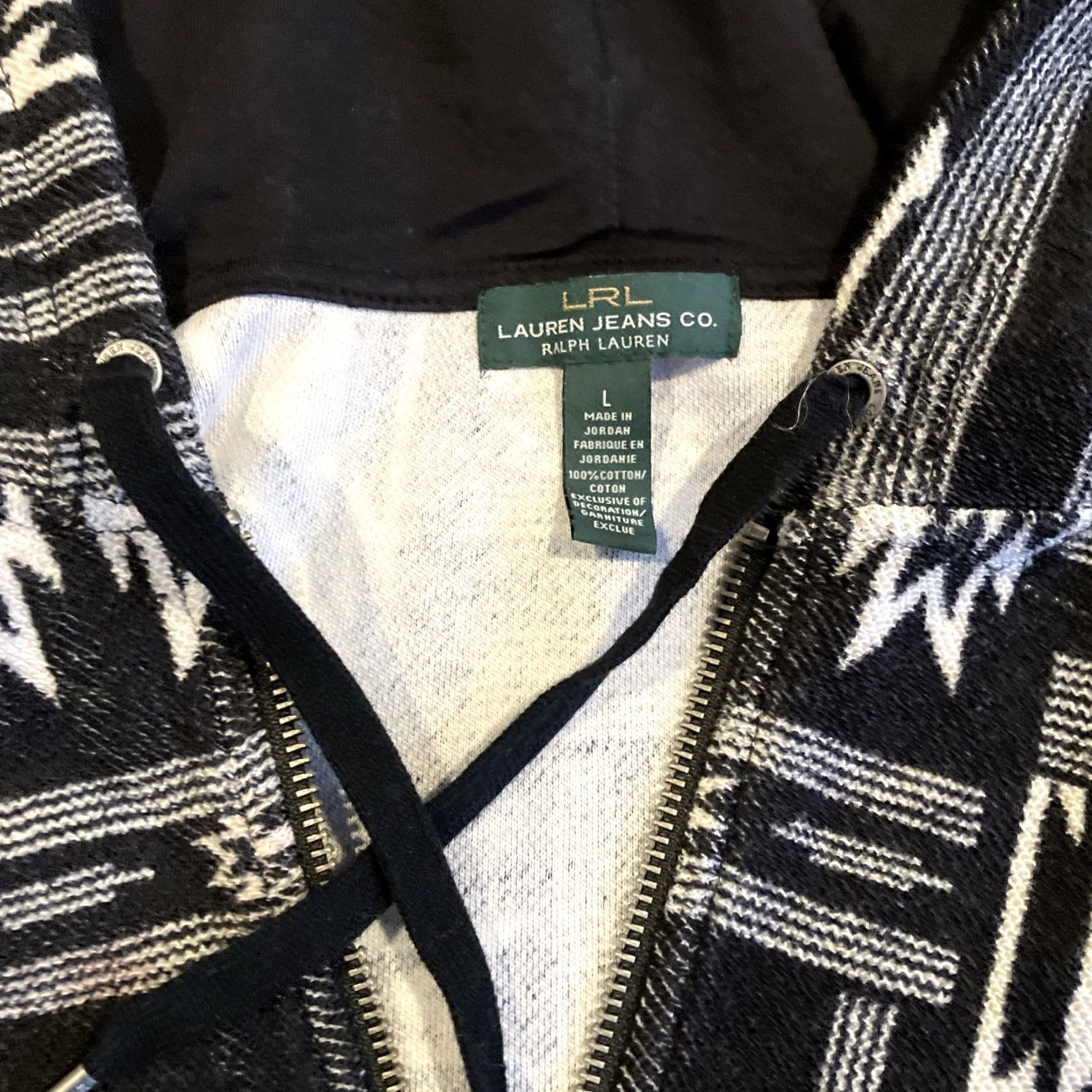 Ralph Lauren Lauren Ralph Lauren Southwestern Full Zip Sweatshirt L Women Beautiful Jeans Co Size L / US 10 / IT 46 - 3 Thumbnail