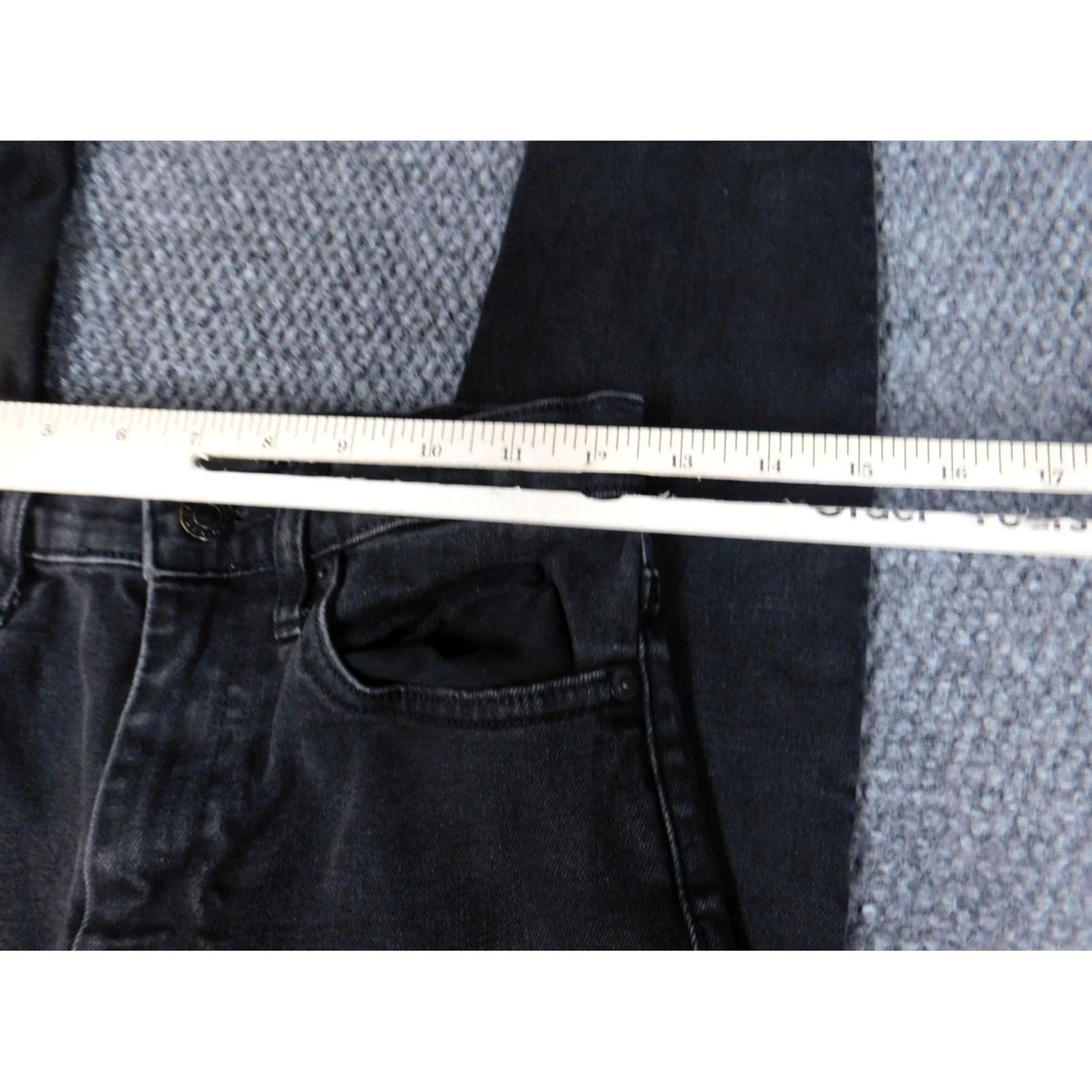 Everlane Everlane Jeans skinny Womens 24 black Denim Slim Pockets Zipper Regular 26in Inseam Jeans Womens Size 42" / US 20 - 5 Thumbnail