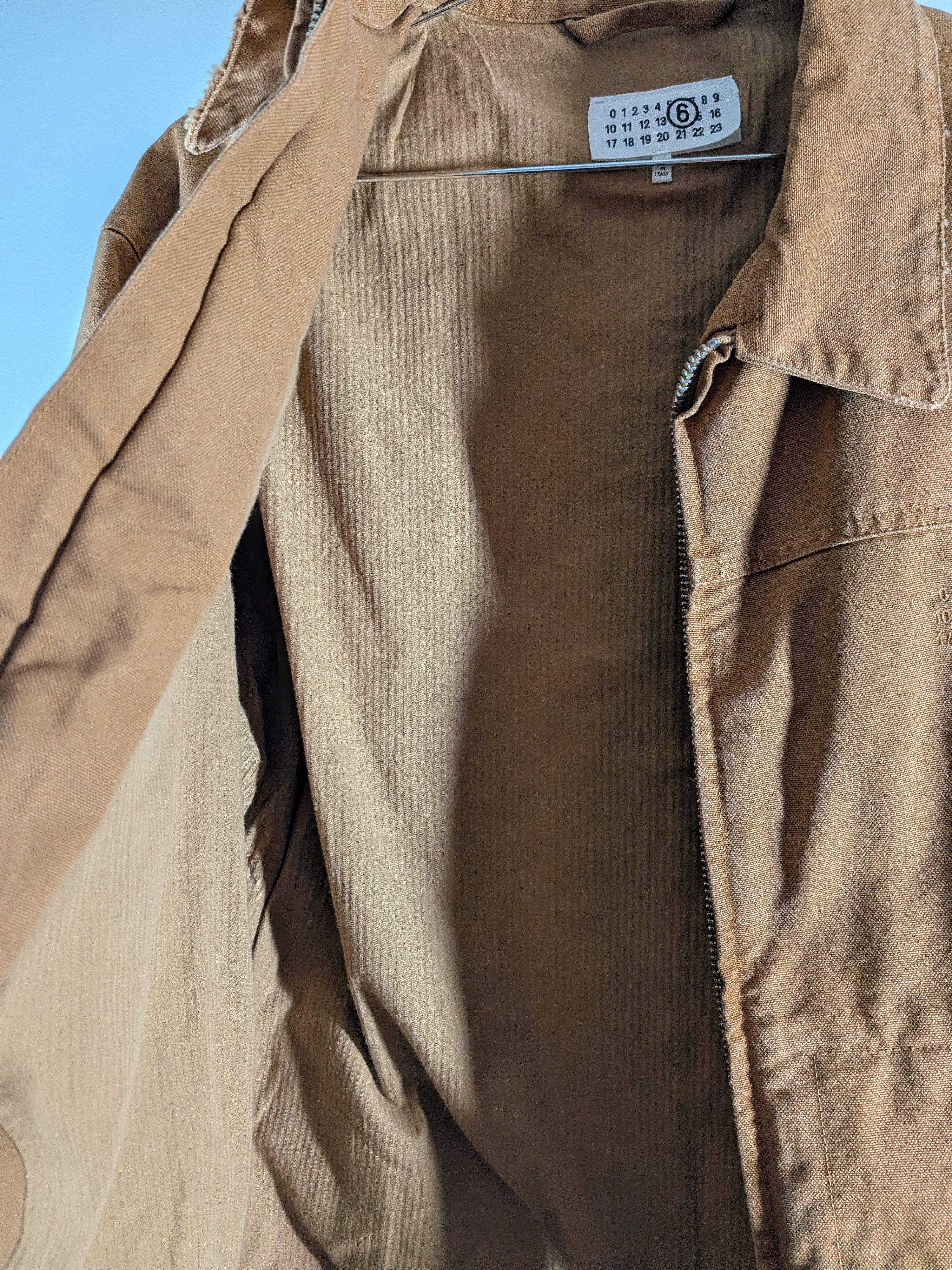 Maison Margiela Maison Margiela MM6 Heavy Canvas Tan Work Jacket Size US M / EU 48-50 / 2 - 3 Thumbnail