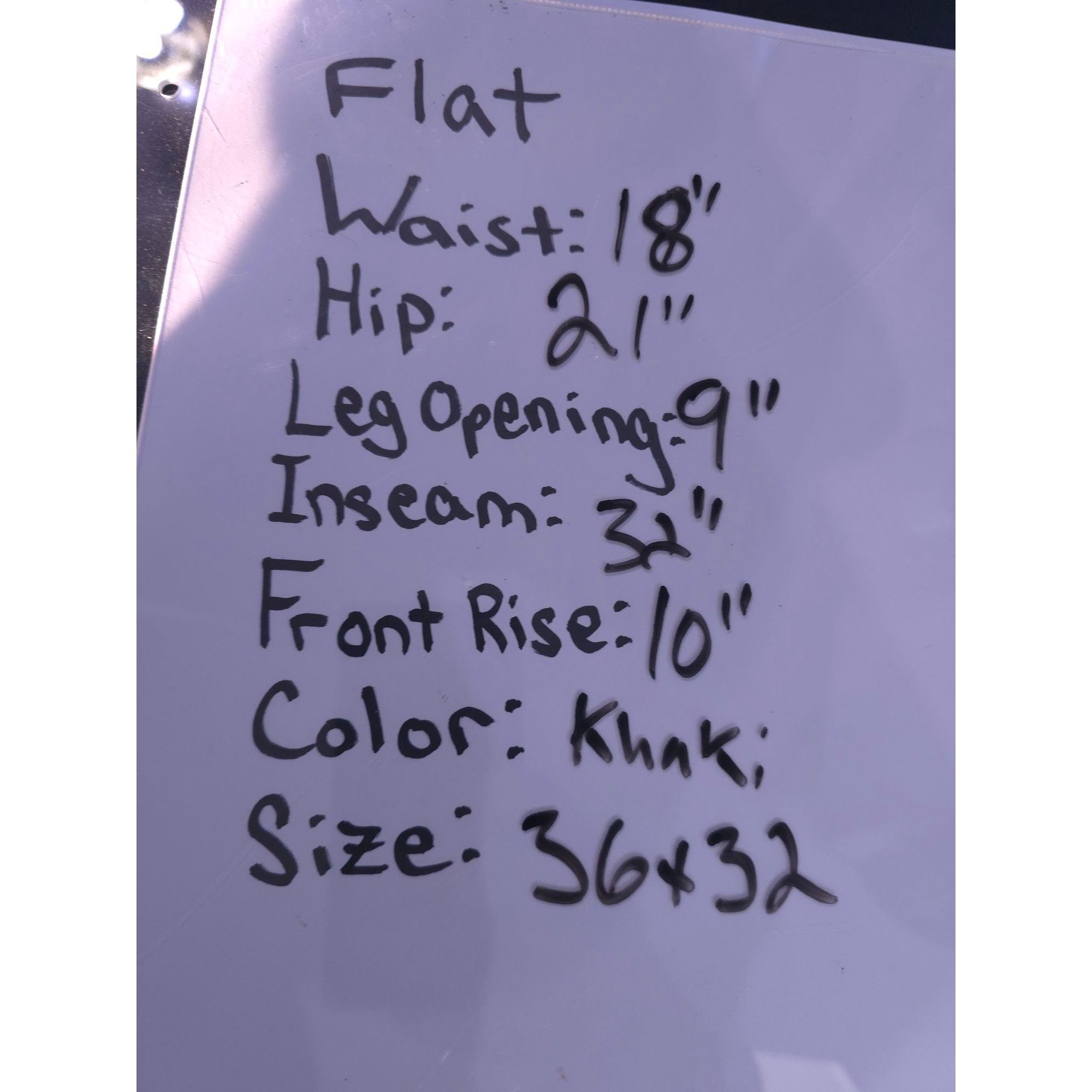 Dickies Dickies Mens 36x32 Khaki Classic Fit Work Pants Size US 36 / EU 52 - 6 Thumbnail