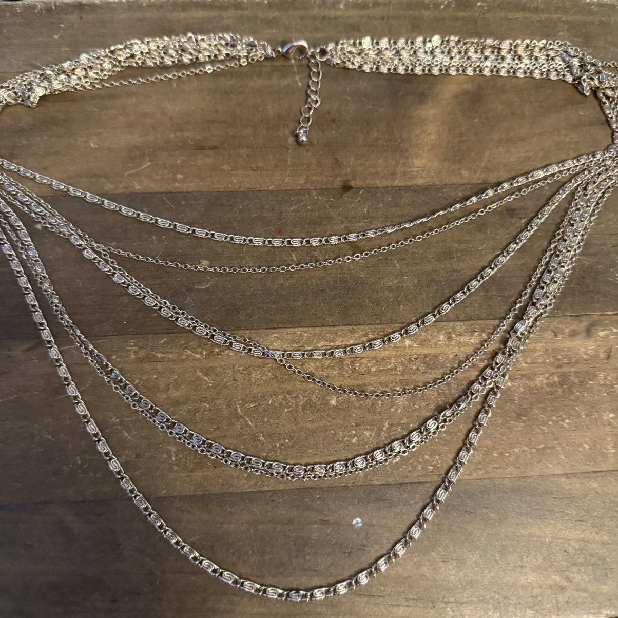 Other Gold tone layered multi chain necklace Size ONE SIZE - 2 Thumbnail