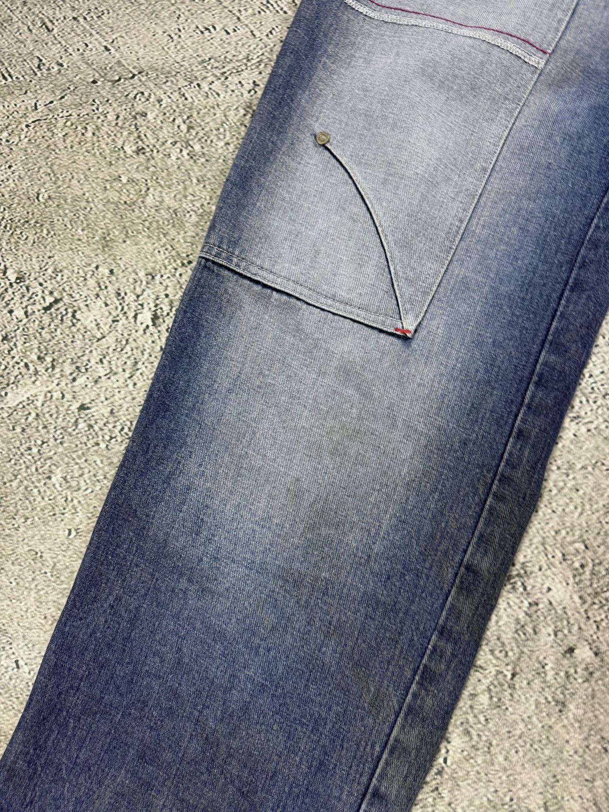 Pelle Pelle Pelle Pelle vintage stone washed blue jeans Y2K baggy denim Size US 32 / EU 48 - 2 Thumbnail