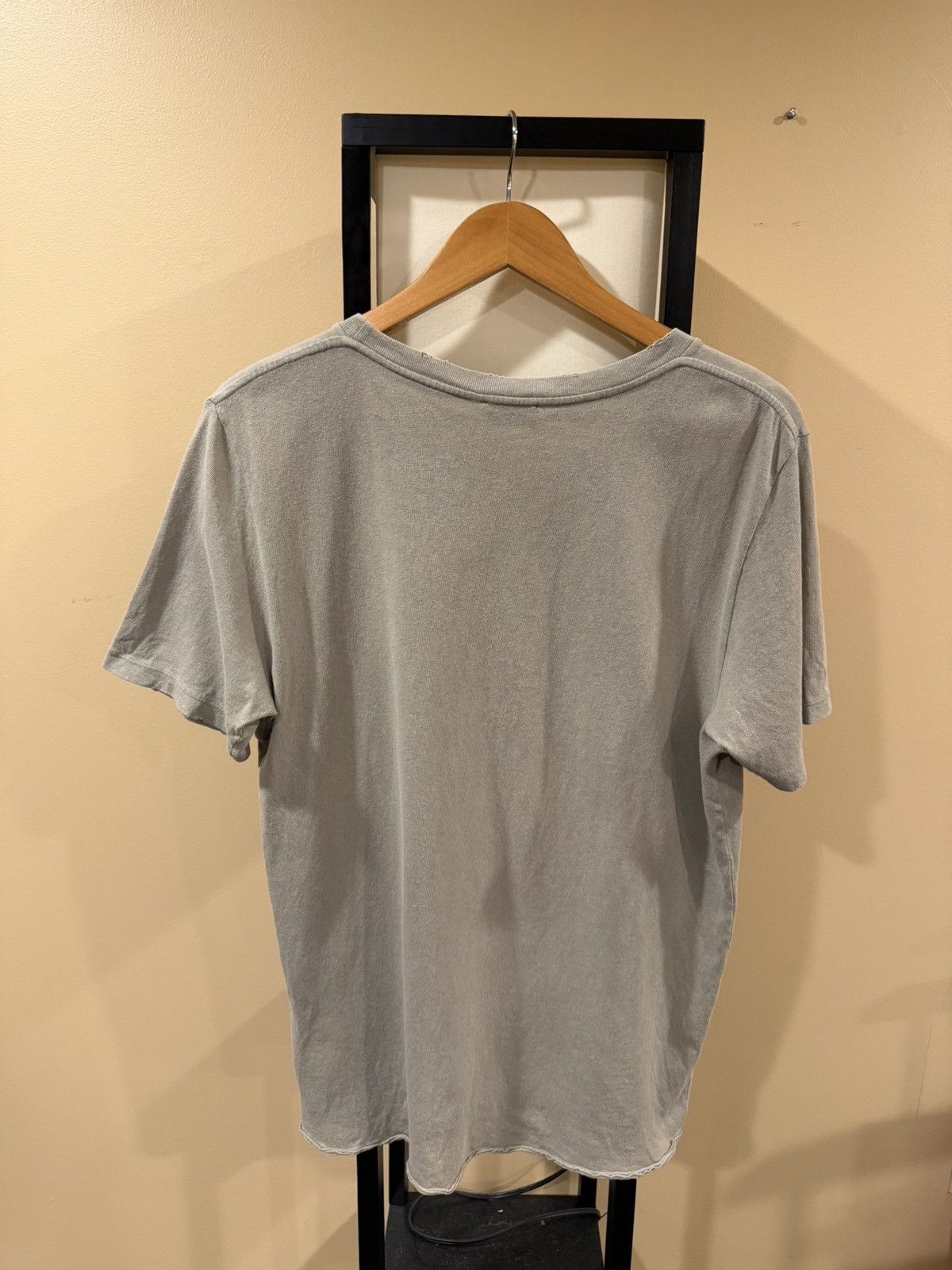 Saint Laurent Paris Saint Laurent Paris Rive Gauche Box Logo 2018 Grey T-Shirt Size US XS / EU 42 / 0 - 6 Thumbnail