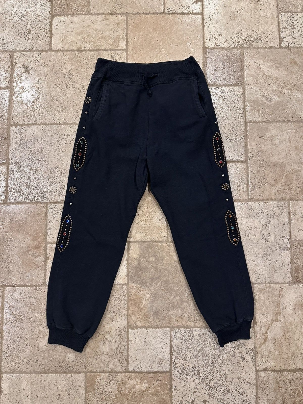 Kapital Kapital Jewel Studded Embellished Cotton Sweatpant Joggers Size US 36 / EU 52 - 12 Thumbnail