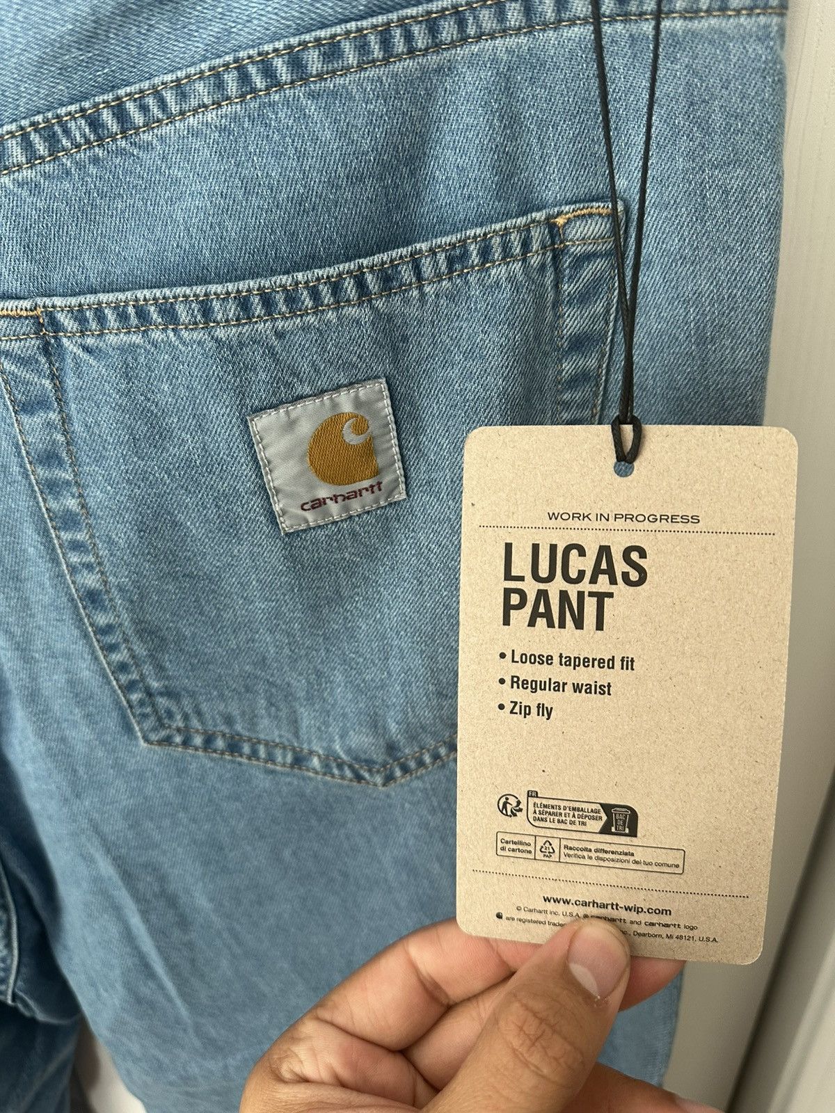 Carhartt Wip Carhartt Wip Lucas Pant Size US 35 - 3 Thumbnail