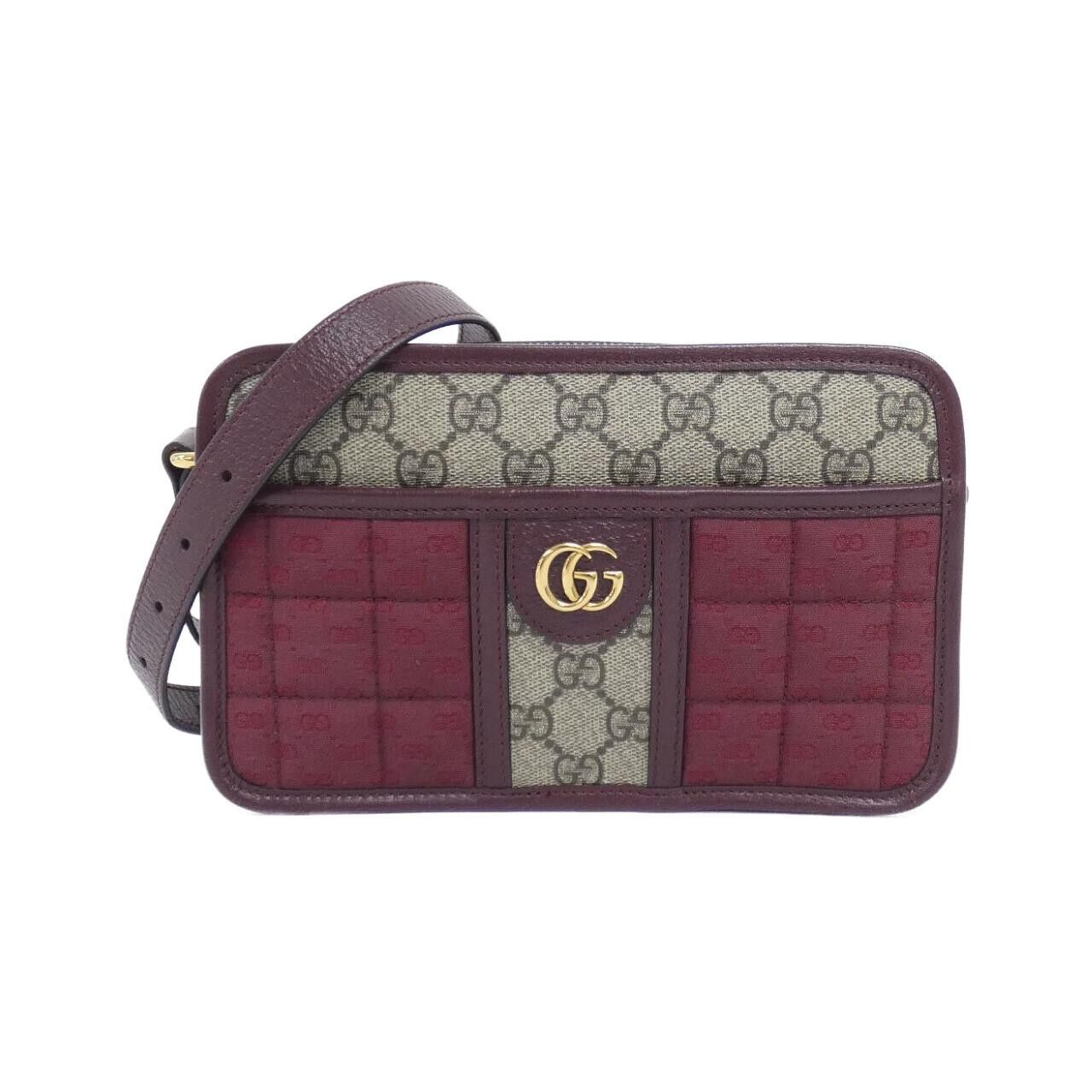 Gucci Gucci Gucci GG Supreme Canvas Shoulder Bag Leather Shoulder Bag 751914FAB7W DUTY FREE for USA Size ONE SIZE - 1 Thumbnail